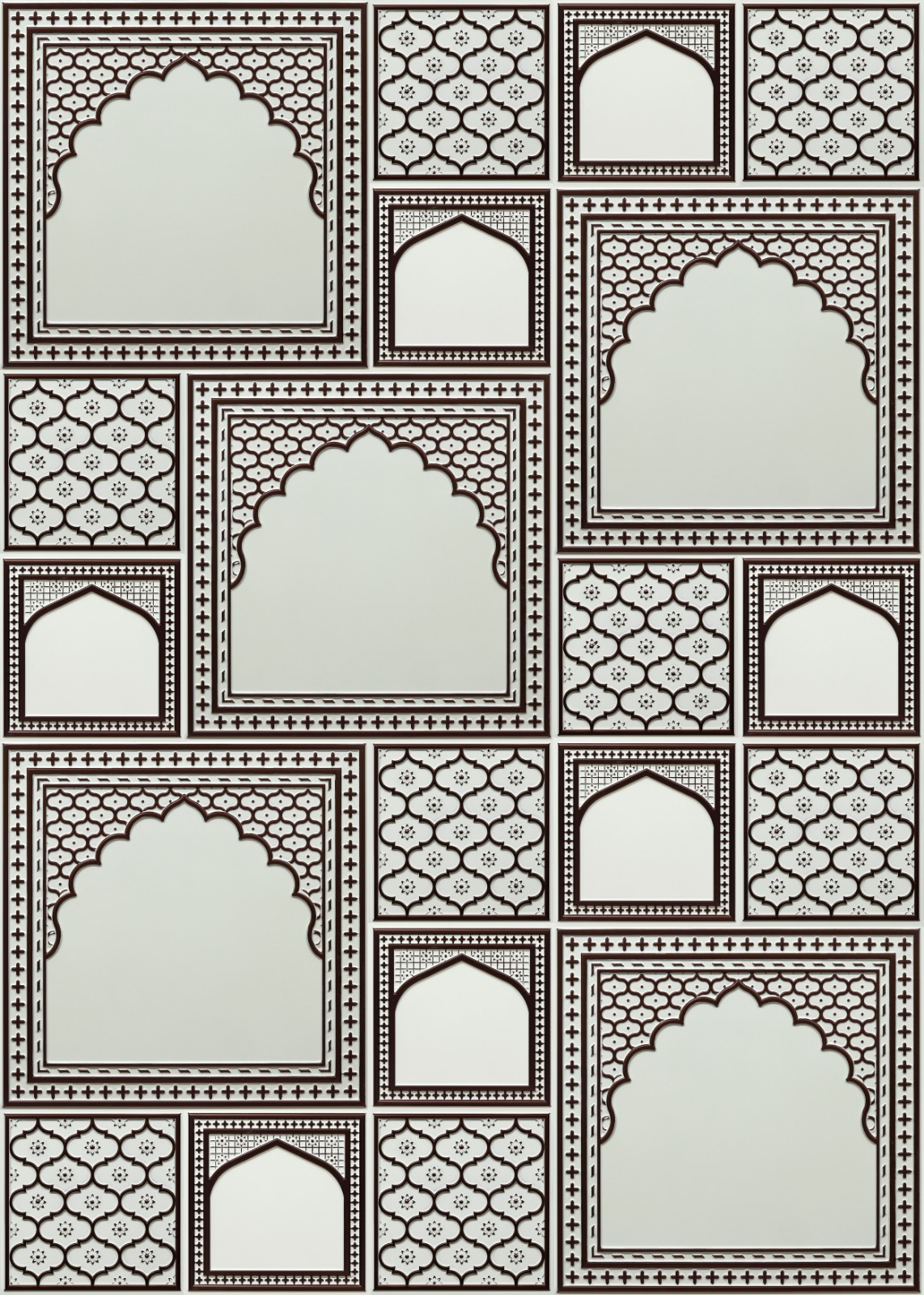 HC03-Rajwadi Shringar-Antique Mocha-Glue Up And Peel and Stick