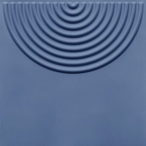 9005-Half Moon-Needlepoint Navy-Peel and Stick