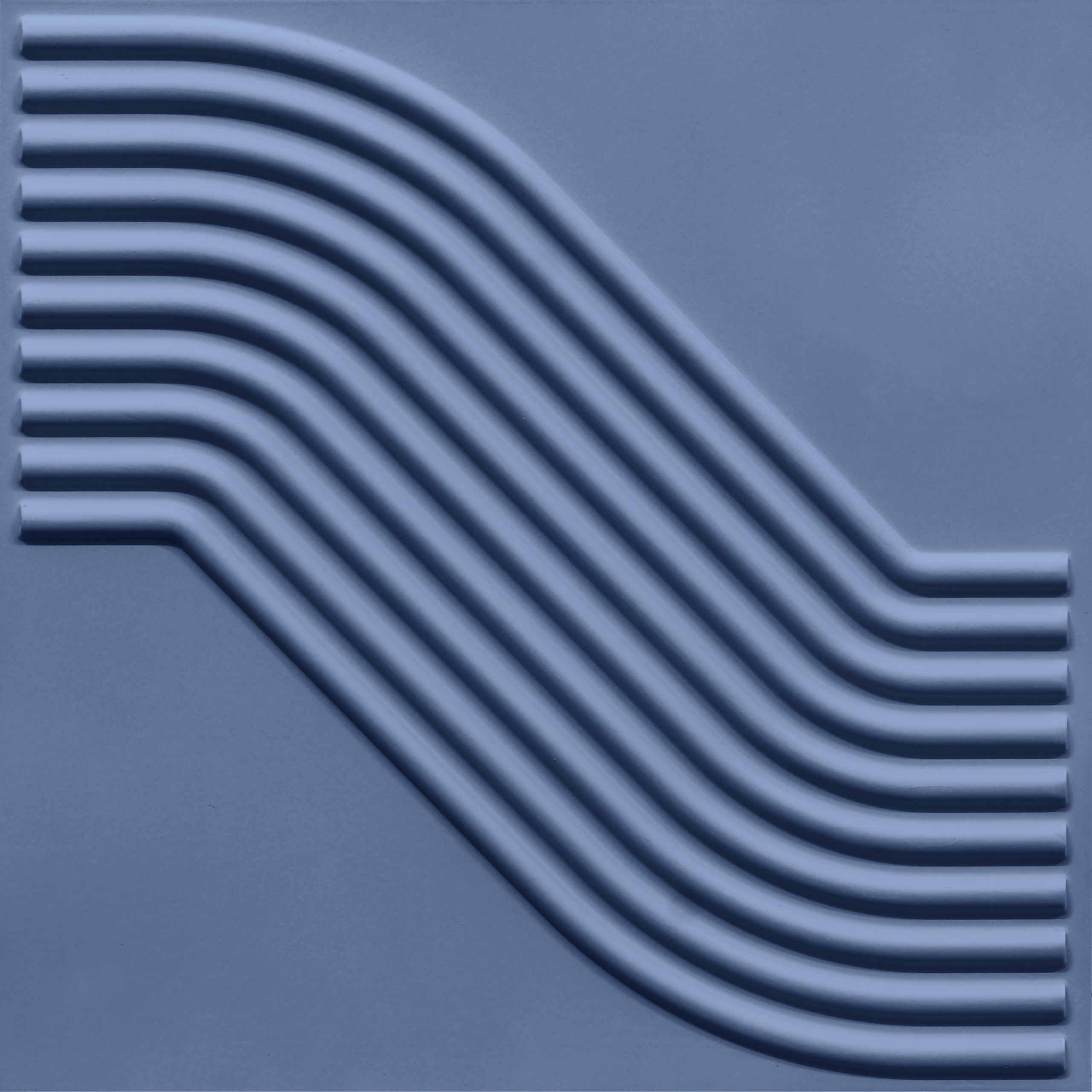 9007-Zen-Curve-Needlepoint Navy-Peel and Stick