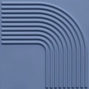 9012-Gentle Turn-Needlepoint Navy-Peel and Stick