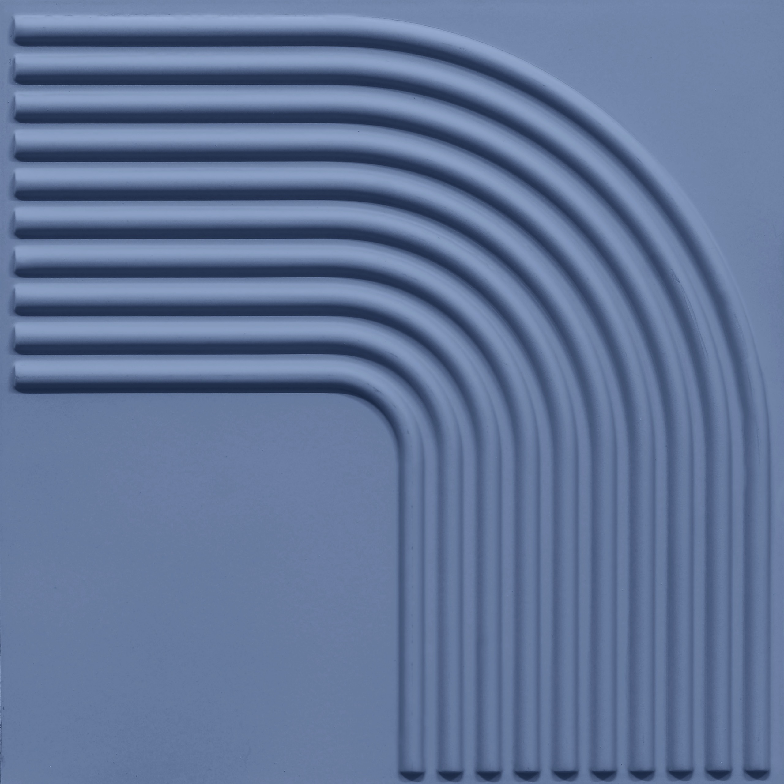 9012-Gentle Turn-Needlepoint Navy-Peel and Stick