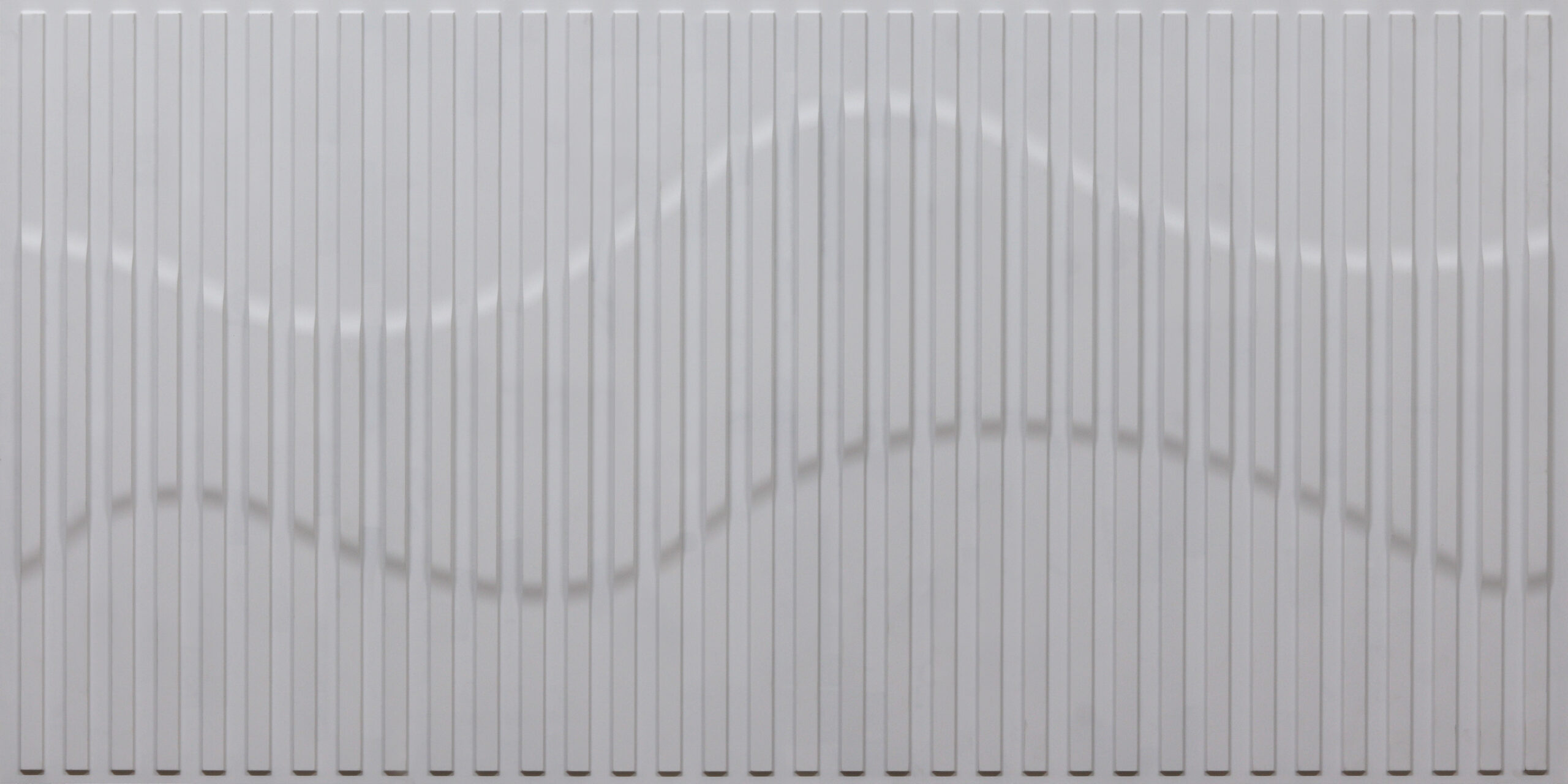 6011-Wavecrest Linear-White Matt-Glue Up