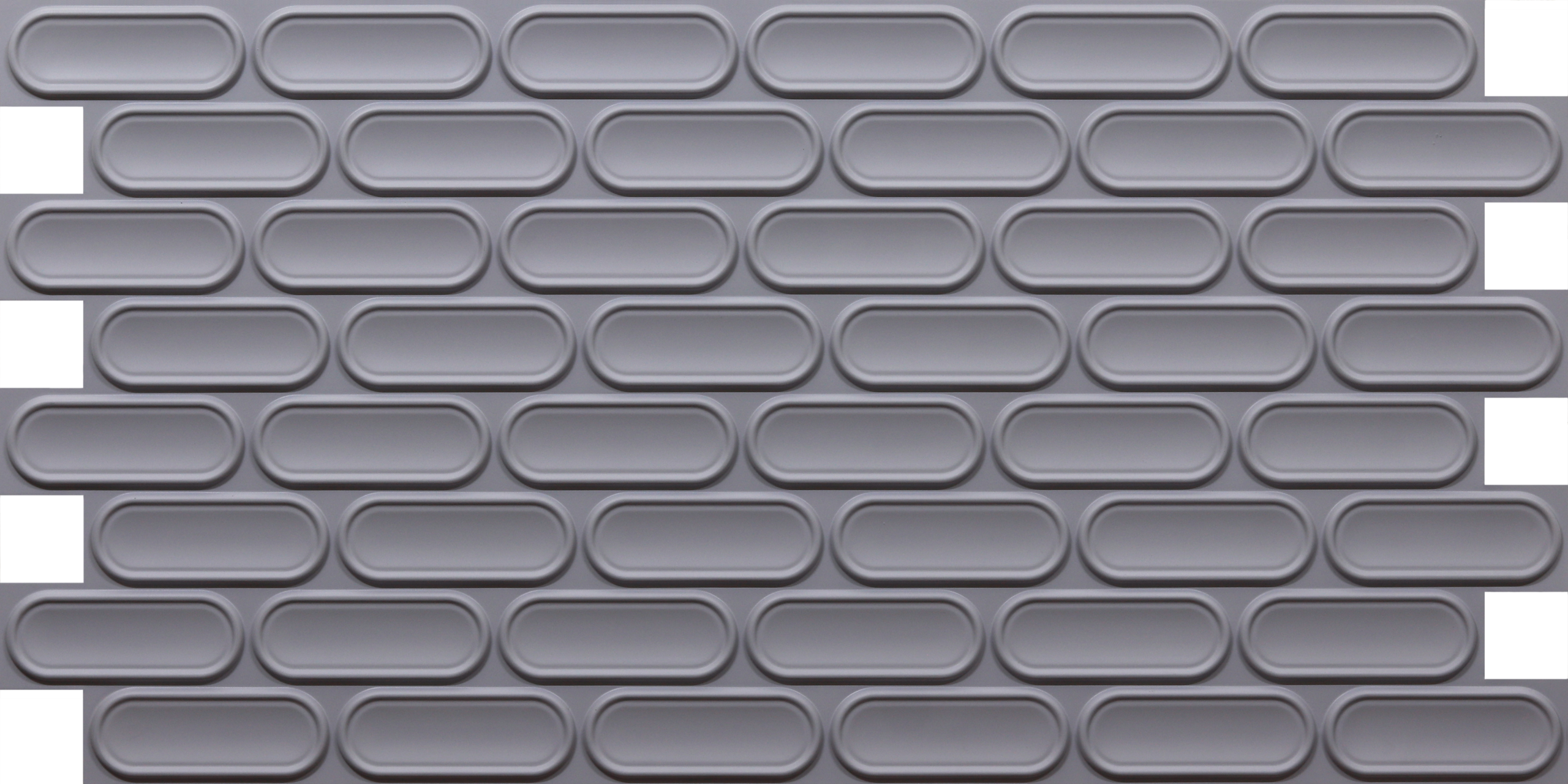 6012-Ovaluxe Grid-Milky Grey-Glue Up