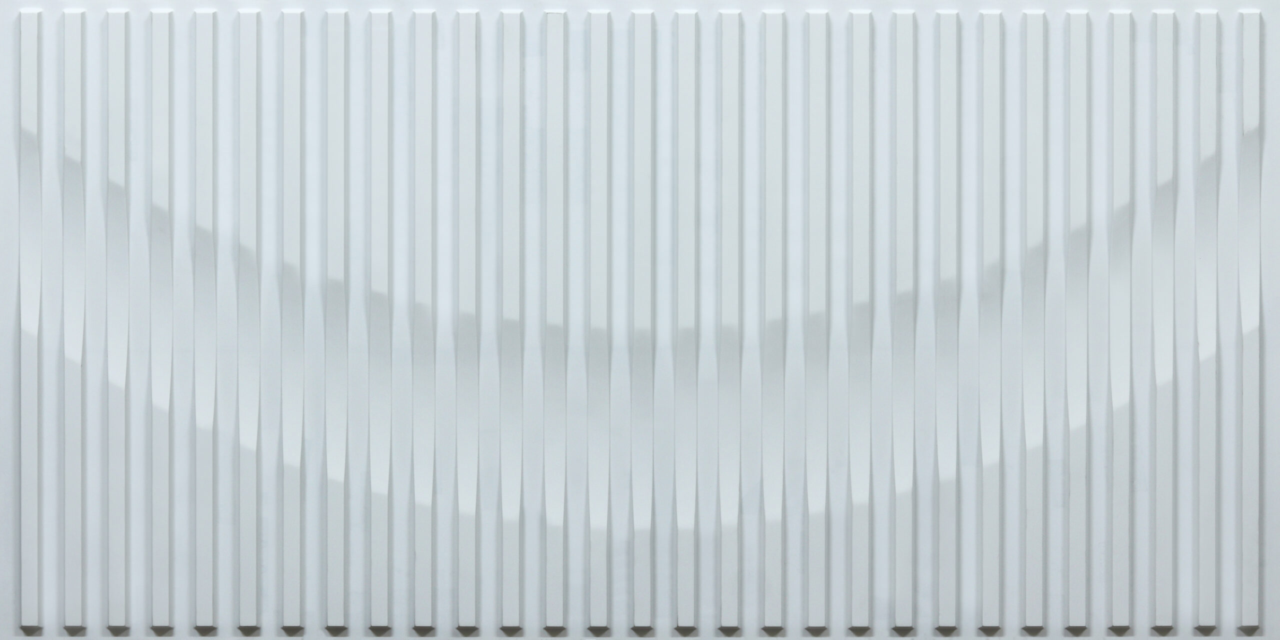 6013-Waveform Linear-White Matt-Glue Up