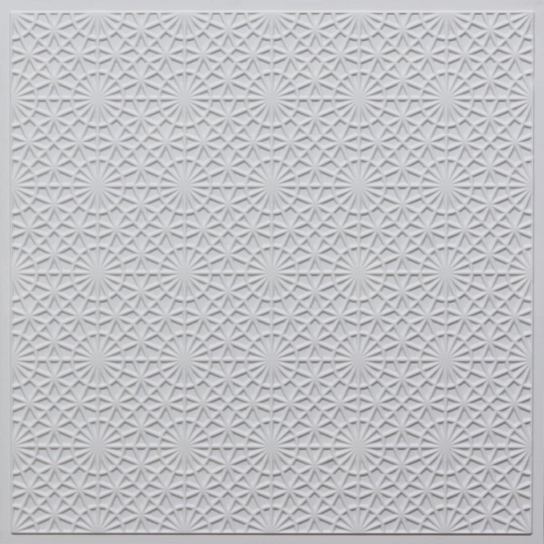 F03-Starloom Pattern-White Matt-Glue Up and Grid Both