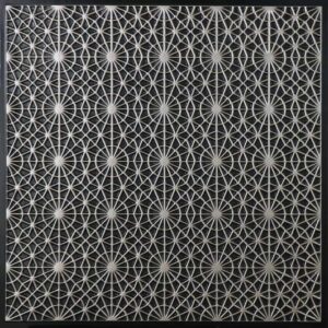 F03-Starloom Pattern-Antique Silver-Glue Up and Grid Both