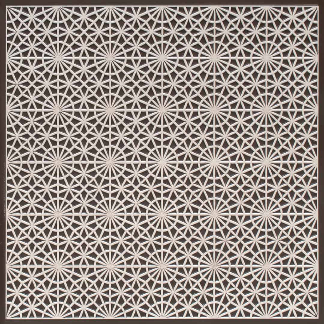 F03-Starloom Pattern-Antique White Pearl-Glue Up and Grid Both