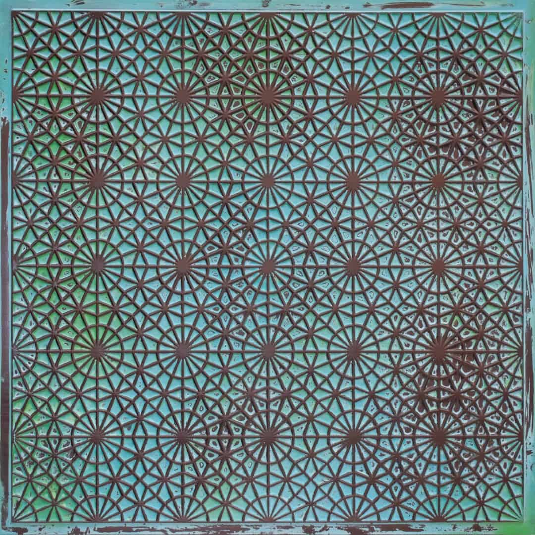 F03-Starloom Pattern-Medieval Blue-Glue Up and Grid Both