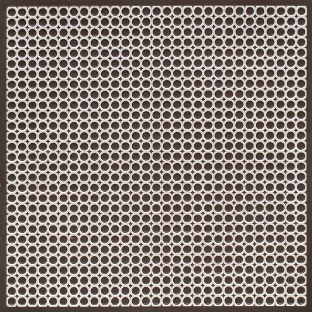 F06-Bubble Mesh-Antique White Pearl-Glue Up and Grid Both