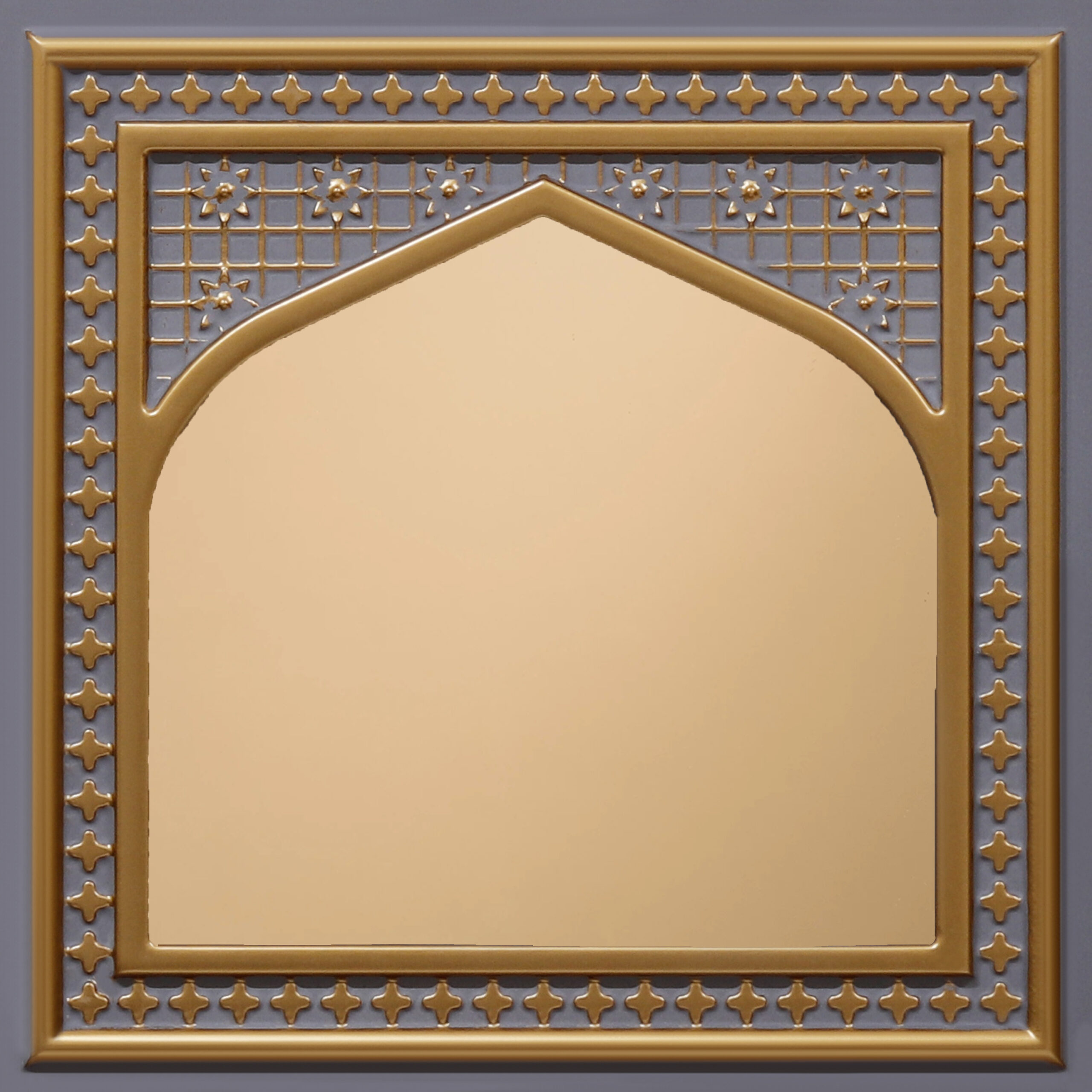 Peel and Stick Acrylic Mirror Color Copper – For Design No – HC02 Rajwadi Shringar