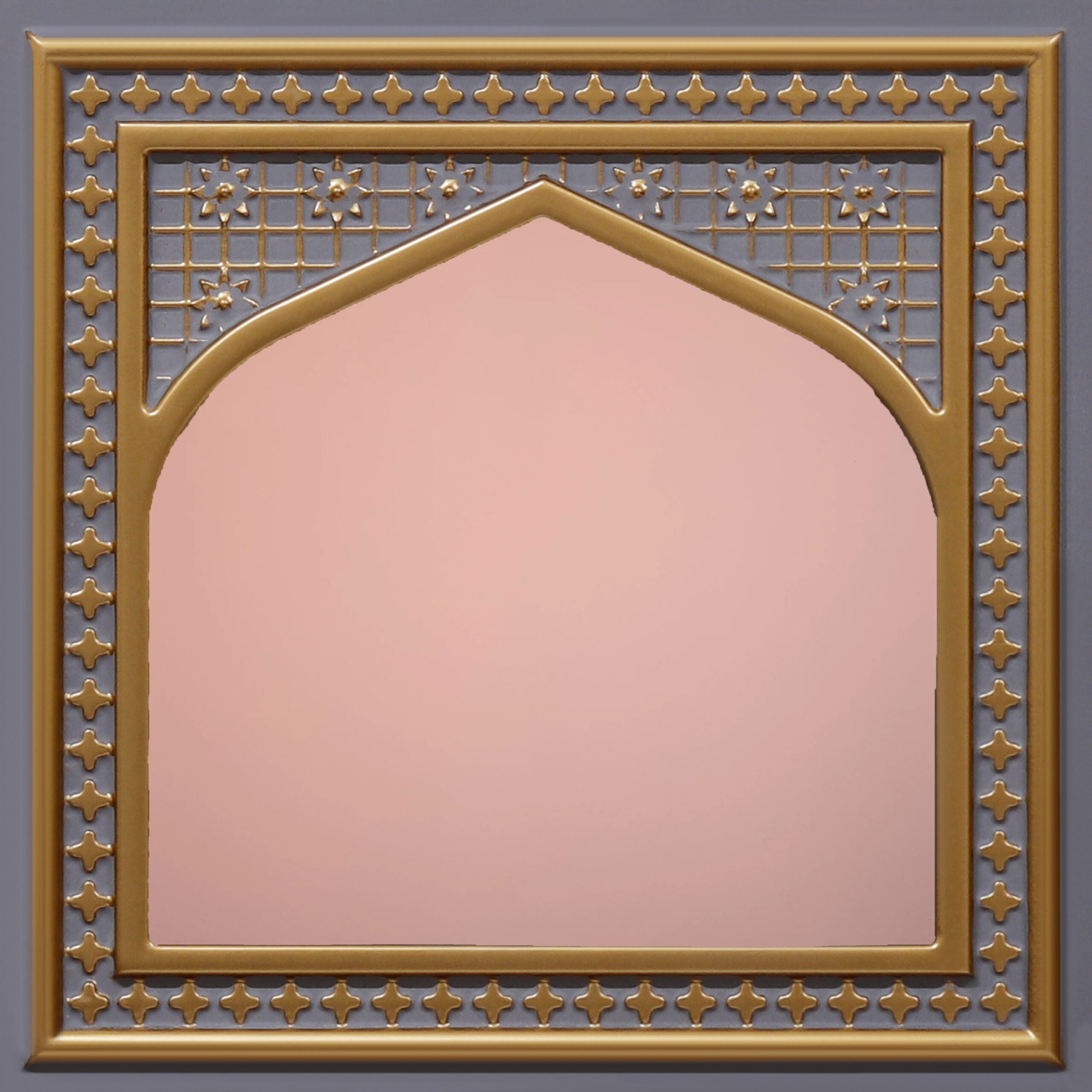 Peel and Stick Acrylic Mirror Color Rose Gold – For Design No – HC02 Rajwadi Shringar