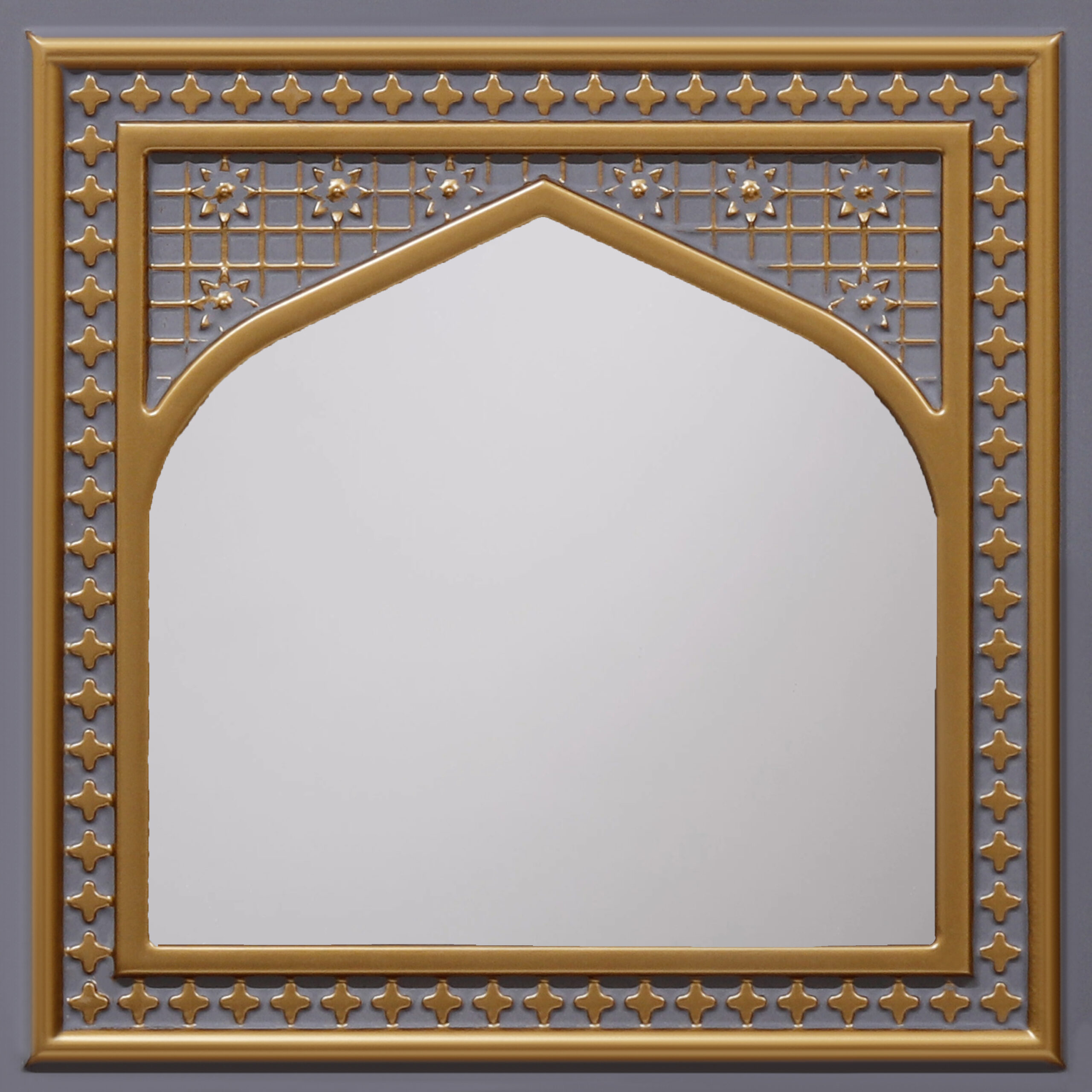 Peel and Stick Acrylic Mirror Color Silver – For Design No – HC02 Rajwadi Shringar