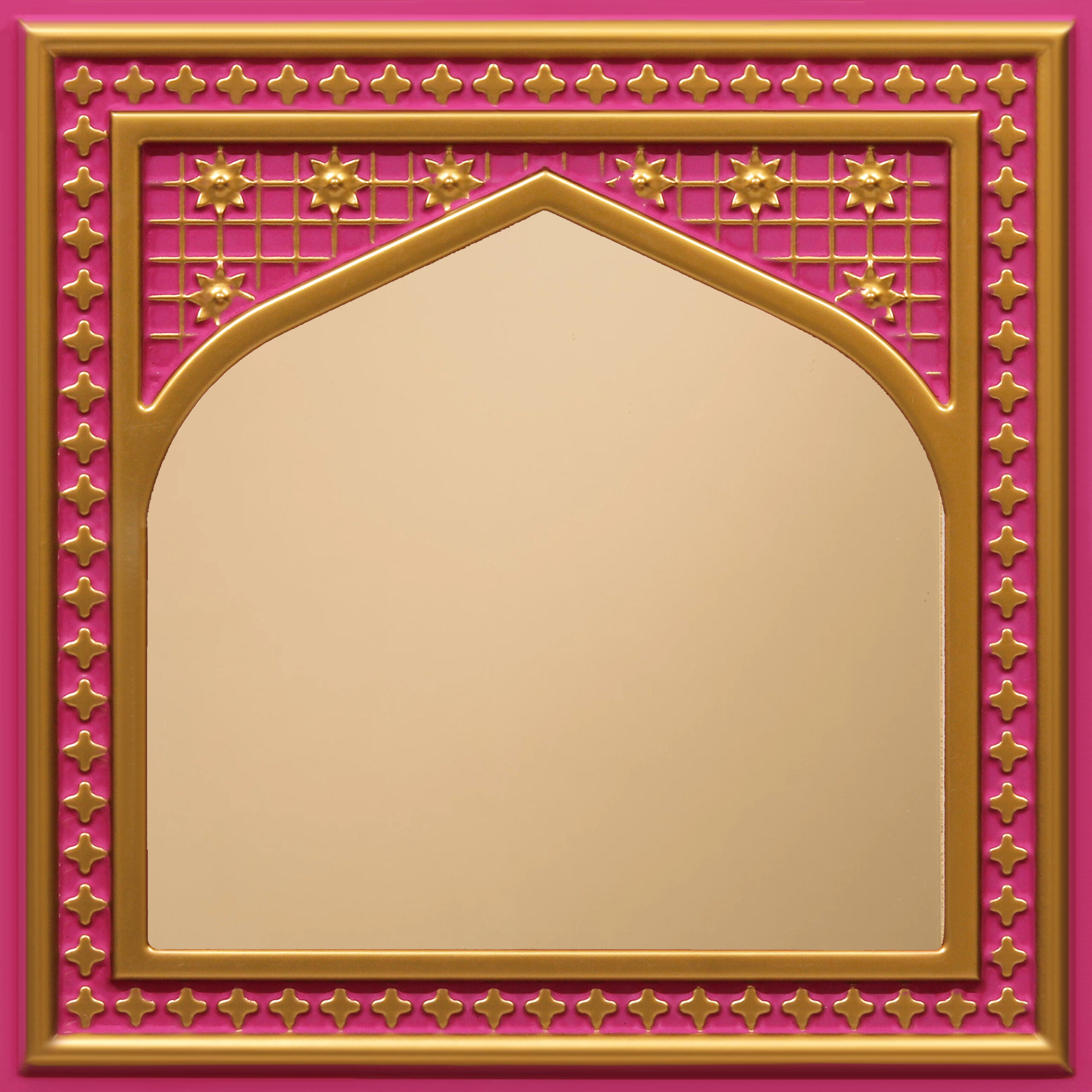 Peel and Stick Acrylic Mirror Color Copper – For Design No – HC02 Rajwadi Shringar