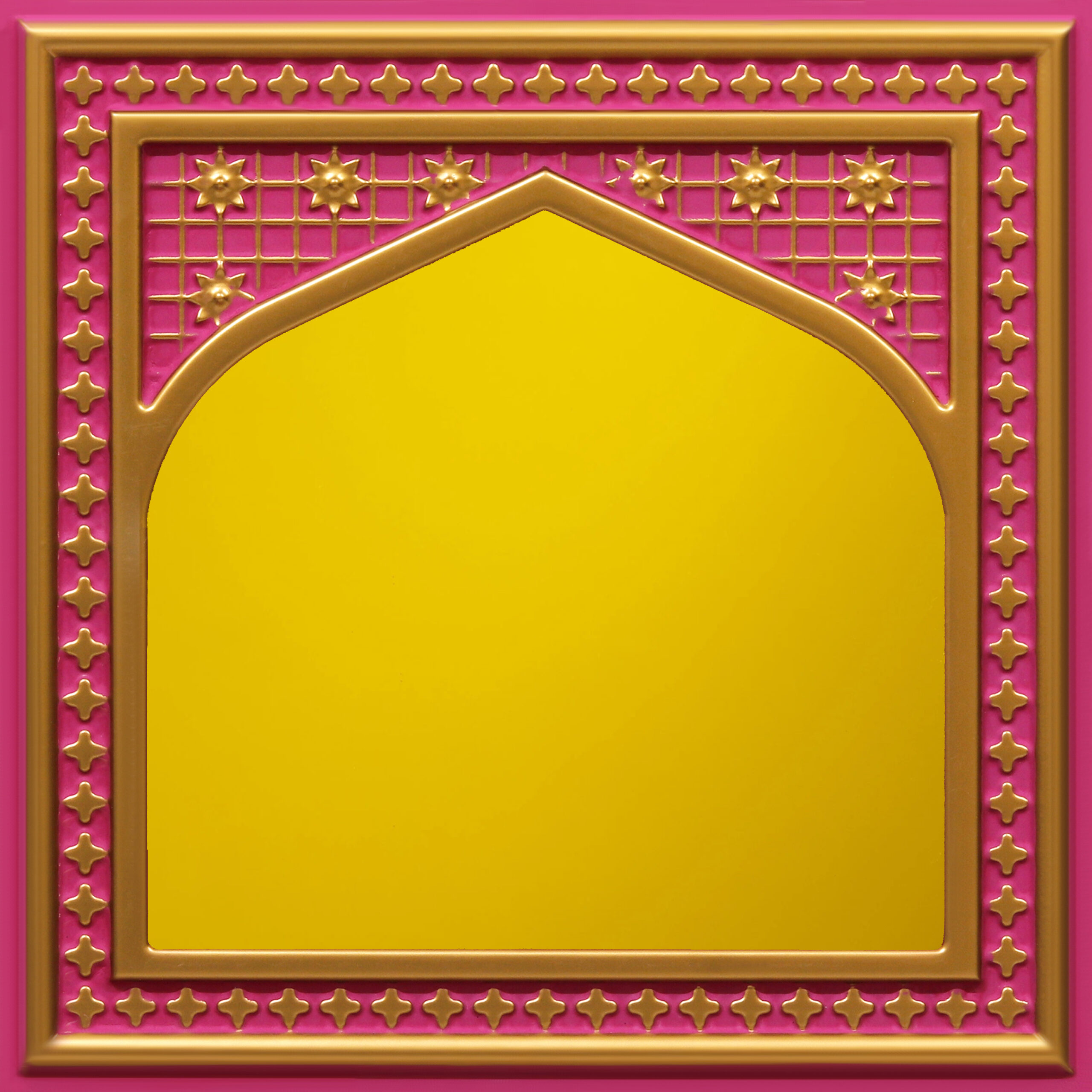 Peel and Stick Acrylic Mirror Color Gold – For Design No – HC02 Rajwadi Shringar