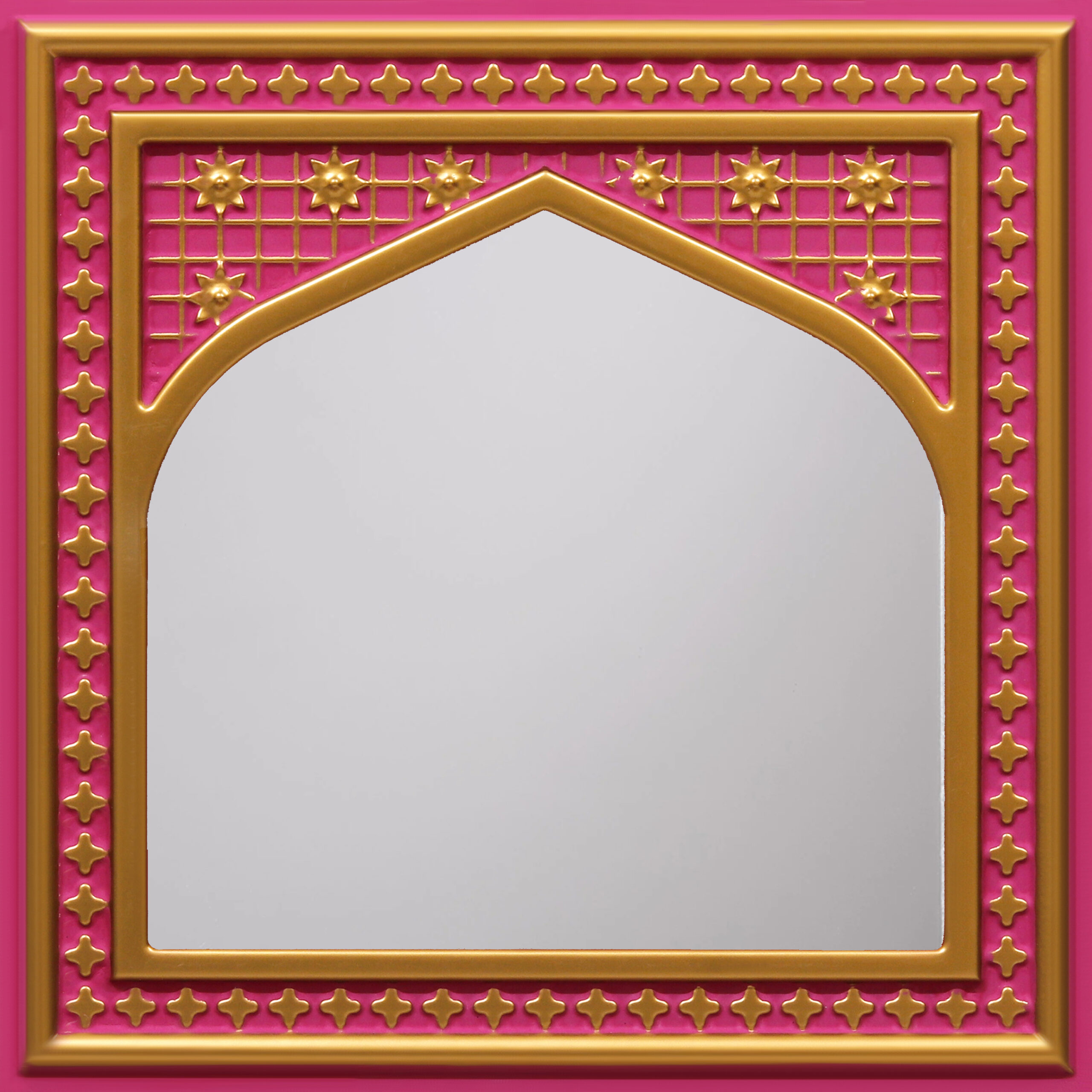 Peel and Stick Acrylic Mirror Color Silver – For Design No – HC02 Rajwadi Shringar