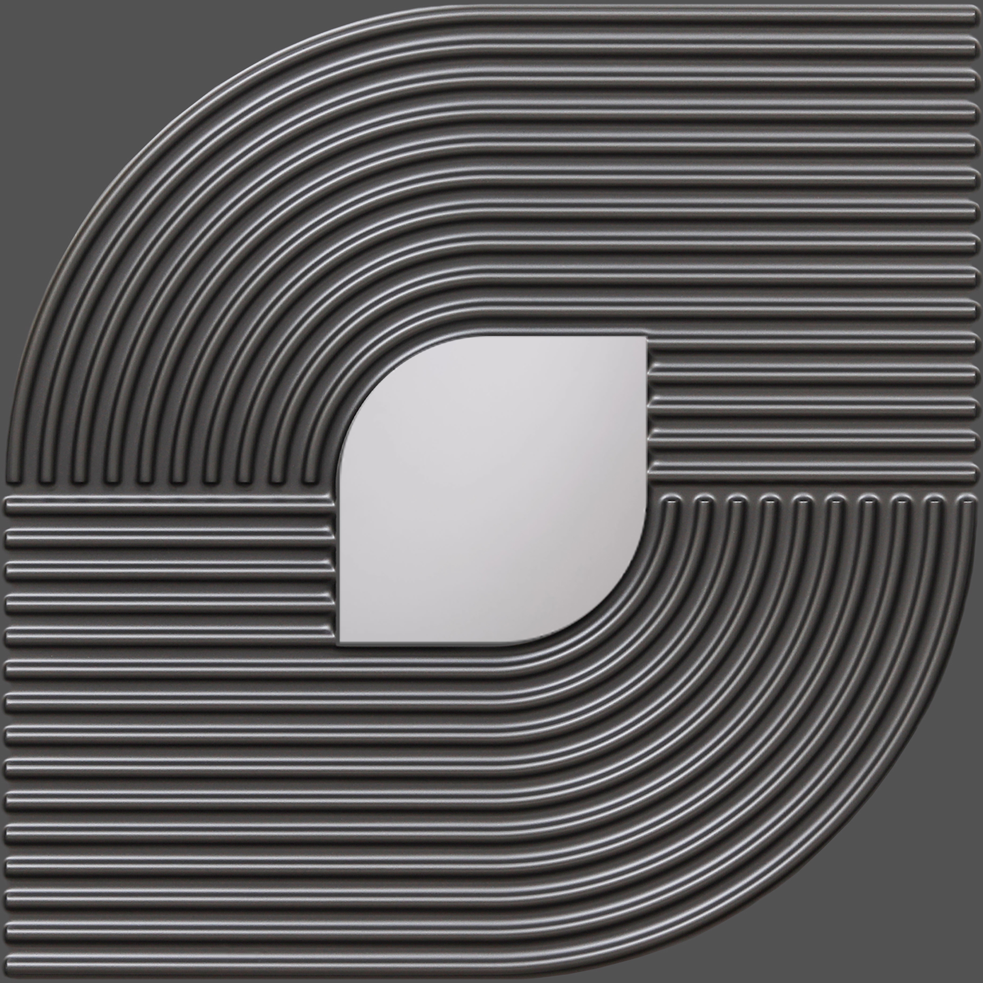 Peel and Stick Acrylic Mirror Color Silver ( For Design No – 2001 Contour Flow )