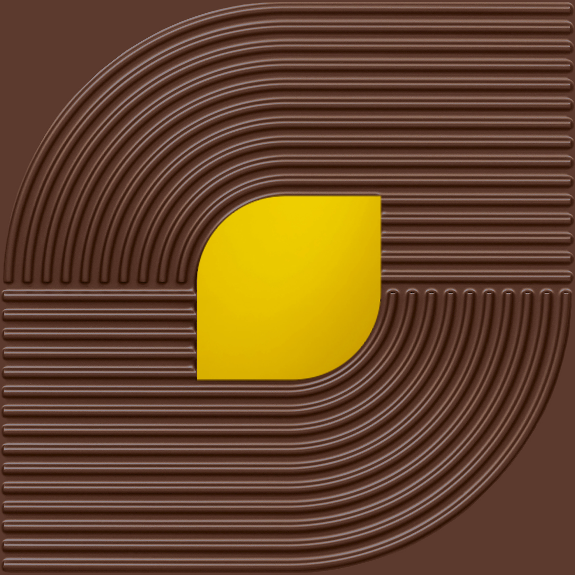 Peel and Stick Acrylic Mirror Color Gold ( For Design No – 2001 Contour Flow )