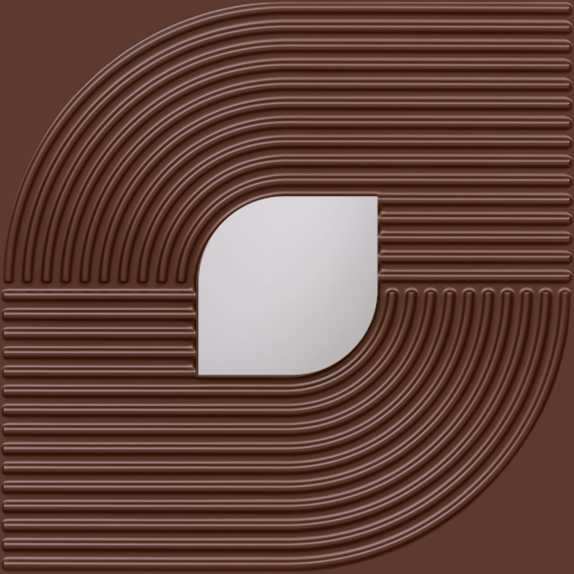Peel and Stick Acrylic Mirror Color Silver ( For Design No – 2001 Contour Flow )