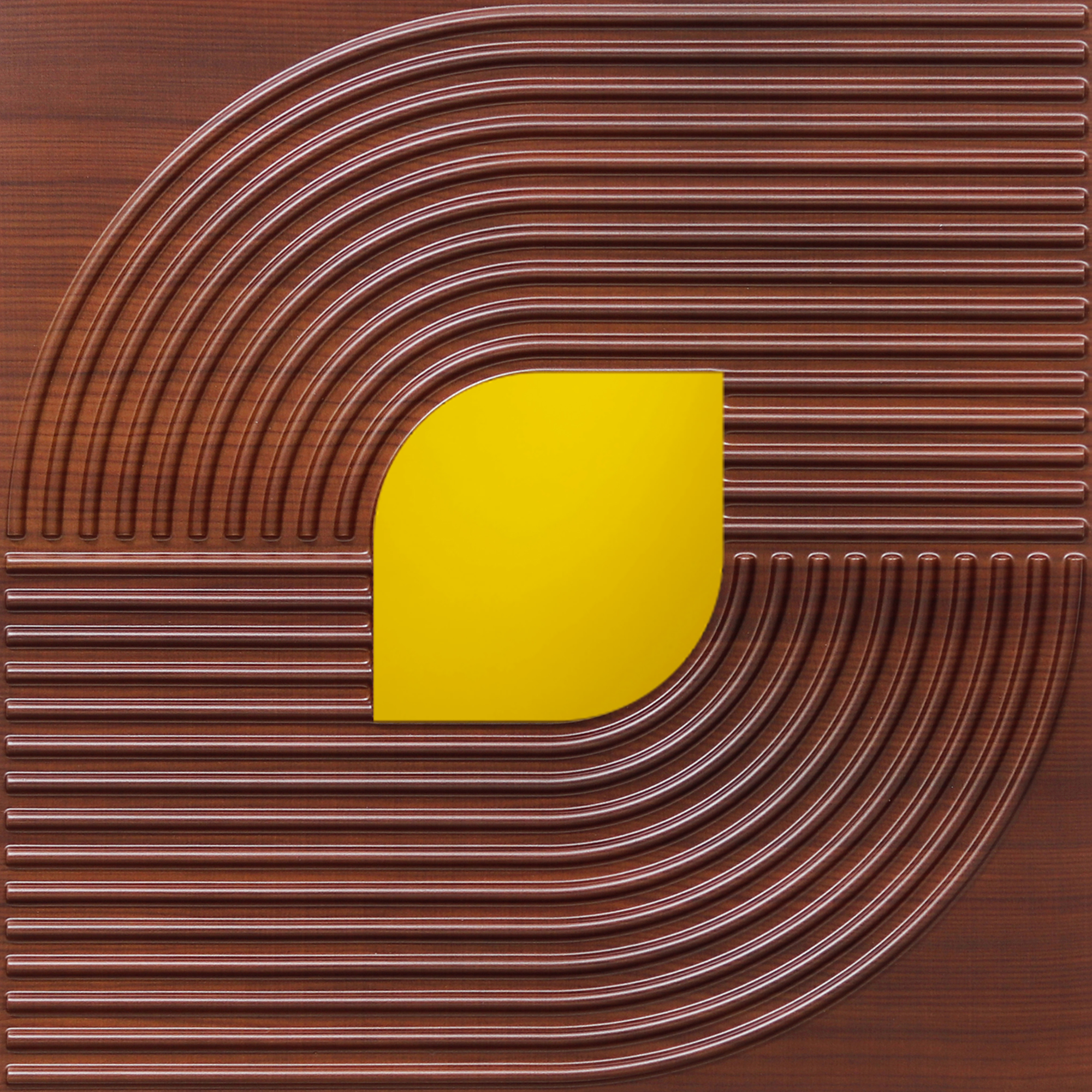 Peel and Stick Acrylic Mirror Color Gold ( For Design No – 2001 Contour Flow )