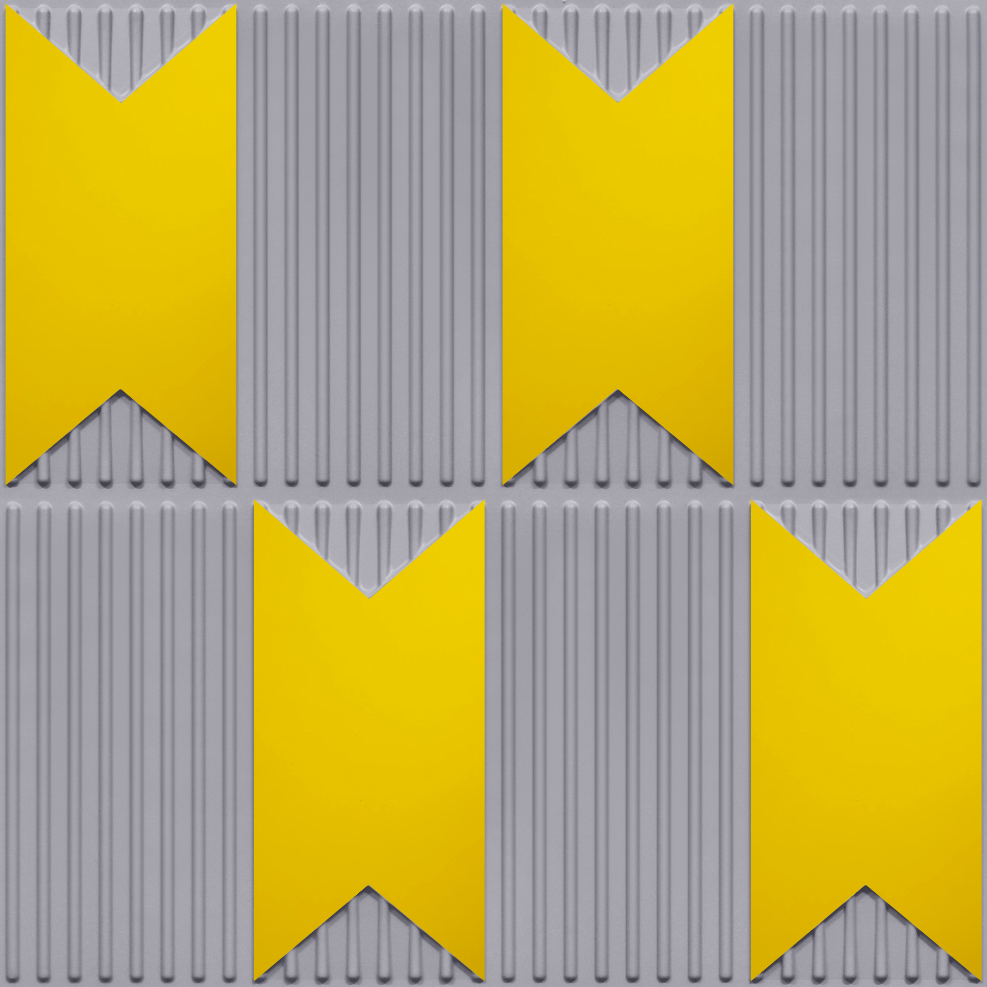 Peel and Stick Acrylic Mirror Color Gold – For Design No – 2002 Chevron Crest