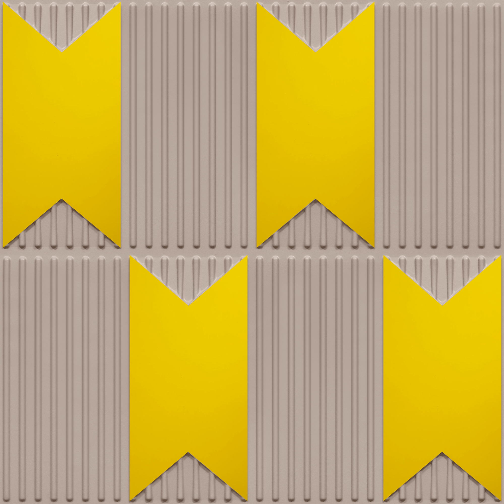 Peel and Stick Acrylic Mirror Color Gold – For Design No – 2002 Chevron Crest