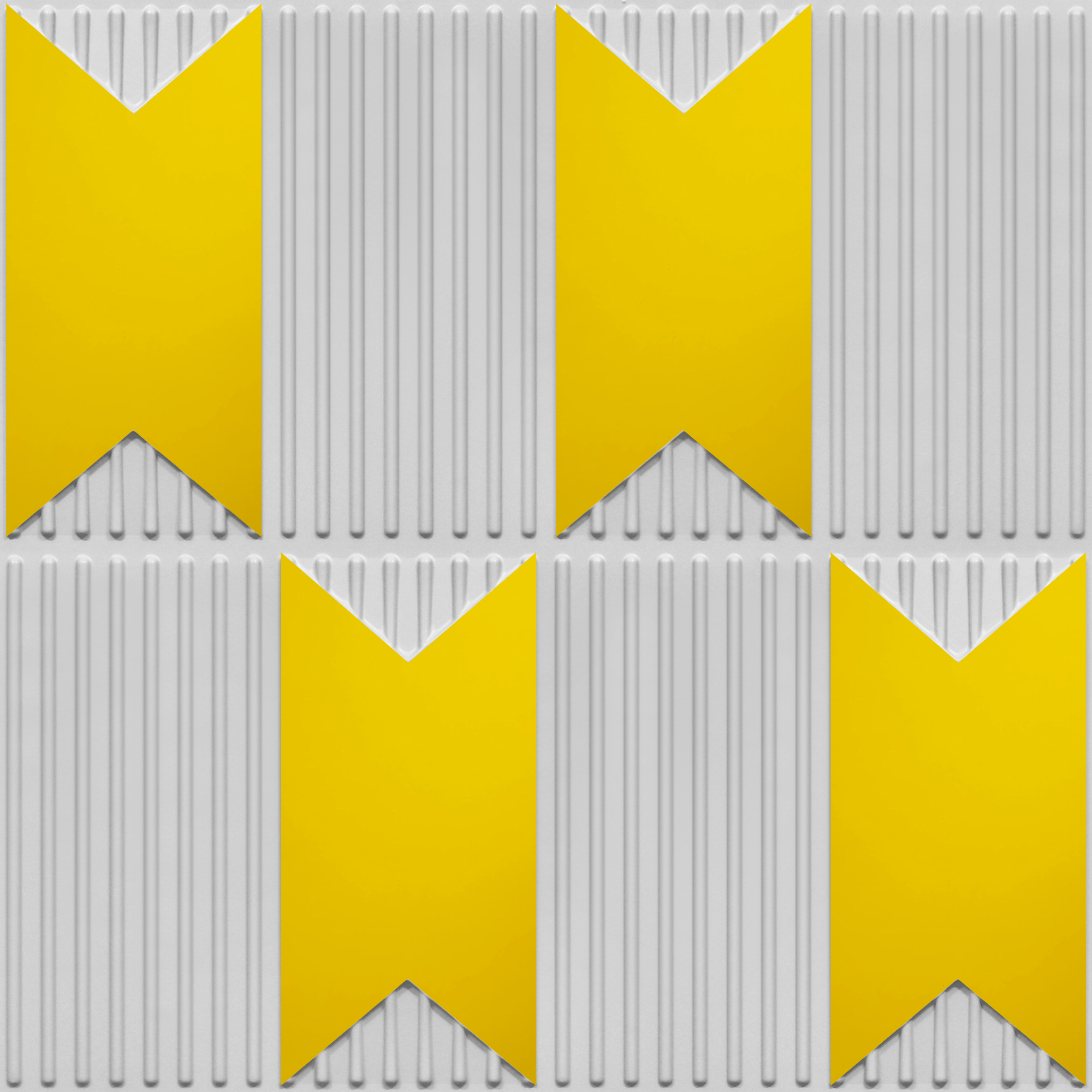 Peel and Stick Acrylic Mirror Color Gold – For Design No – 2002 Chevron Crest