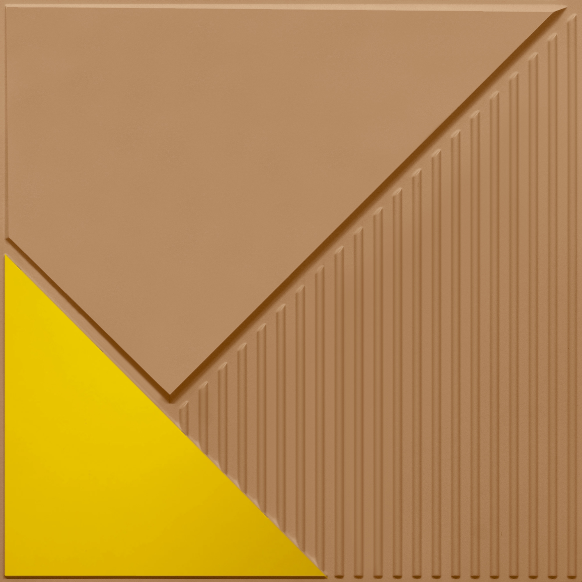 Peel and Stick Acrylic Mirror Color Gold – For Design No – 2003 Diagonal Edge