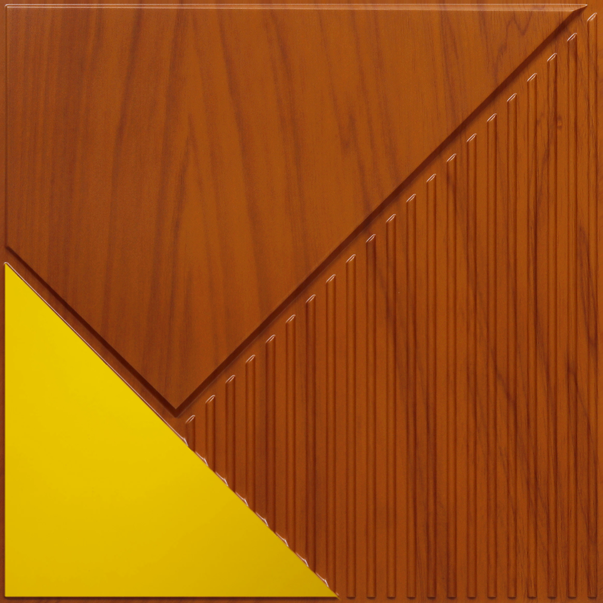 Peel and Stick Acrylic Mirror Color Gold – For Design No – 2003 Diagonal Edge