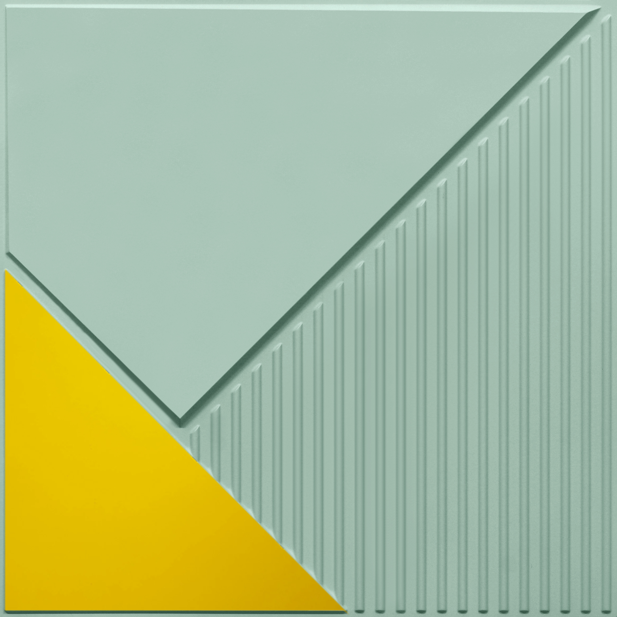 Peel and Stick Acrylic Mirror Color Gold – For Design No – 2003 Diagonal Edge