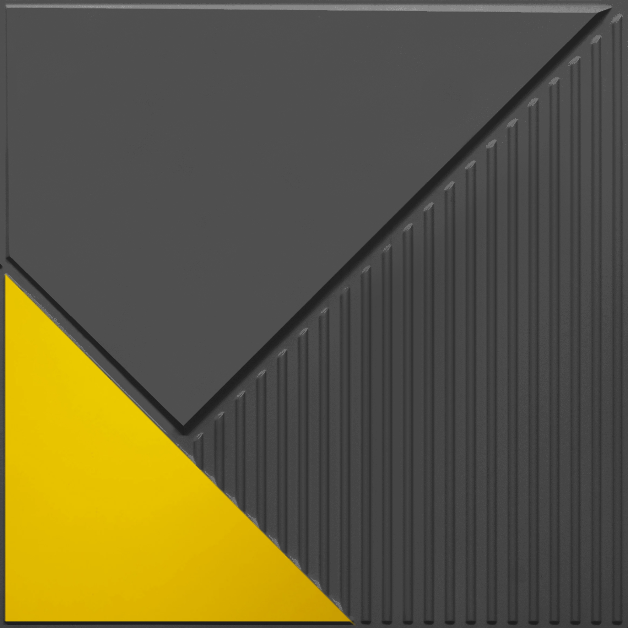 Peel and Stick Acrylic Mirror Color Gold – For Design No – 2003 Diagonal Edge