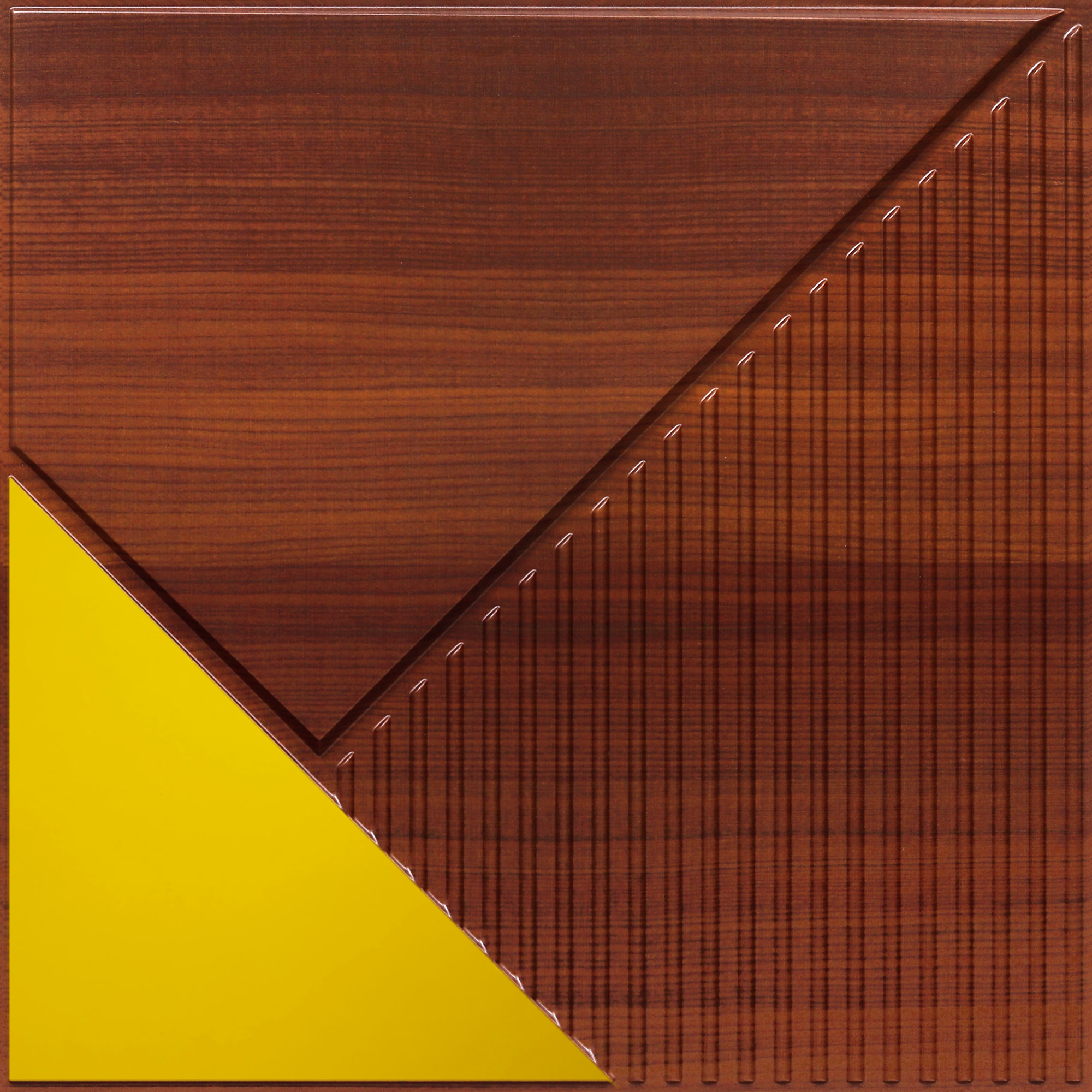 Peel and Stick Acrylic Mirror Color Gold – For Design No – 2003 Diagonal Edge