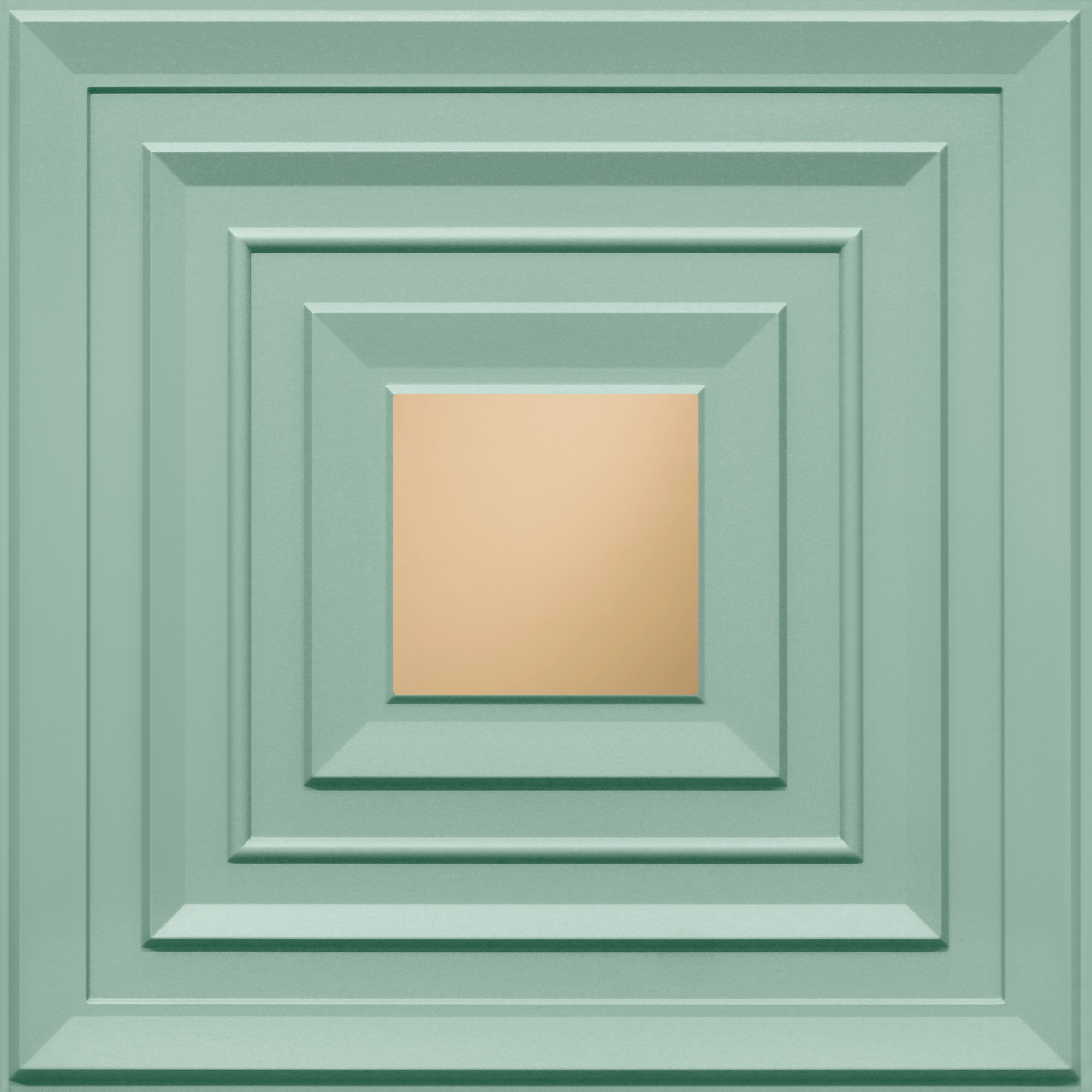 Peel and Stick Acrylic Mirror Color Copper – For Design No – 2004 Royal Frame