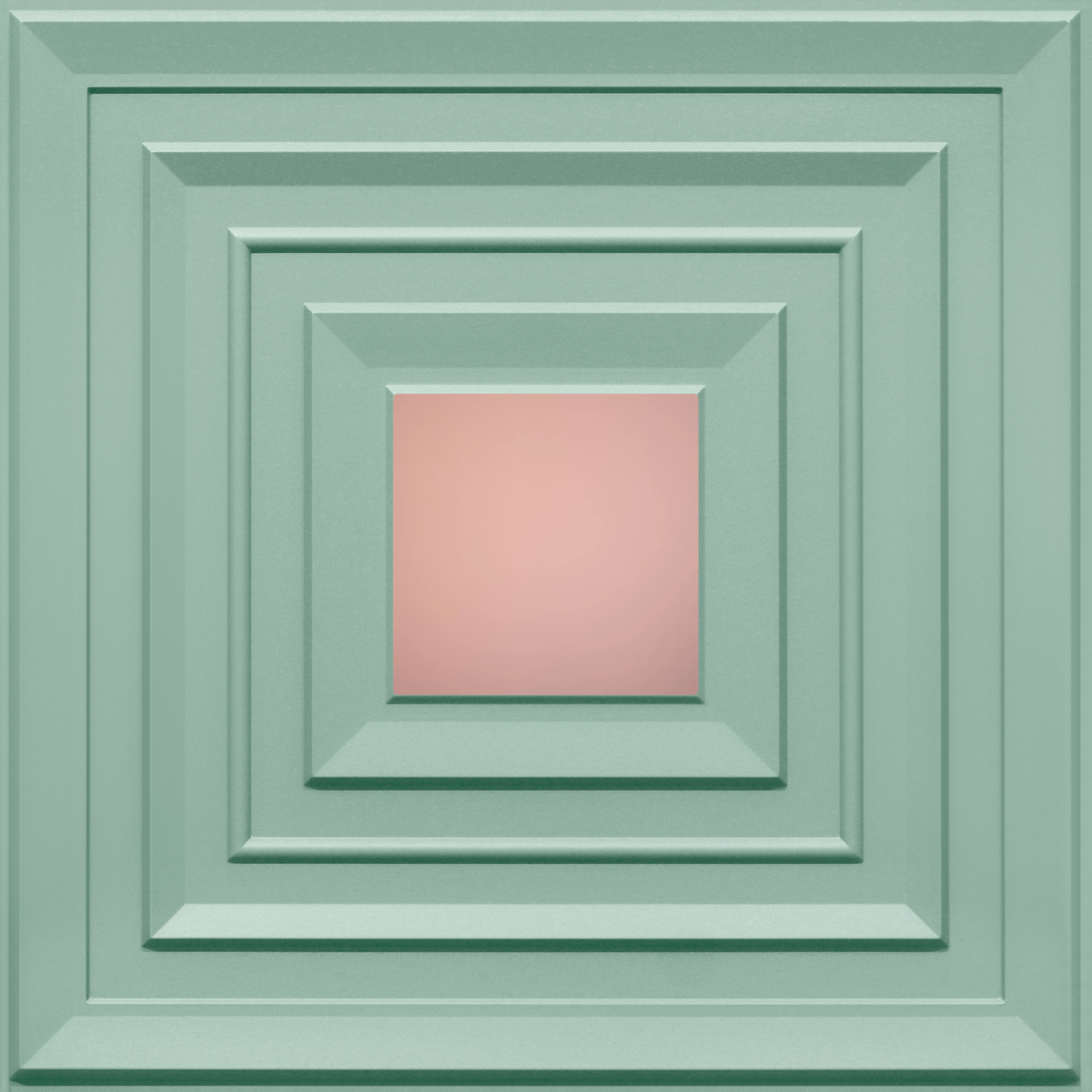 Peel and Stick Acrylic Mirror Color Rose Gold – For Design No – 2004 Royal Frame