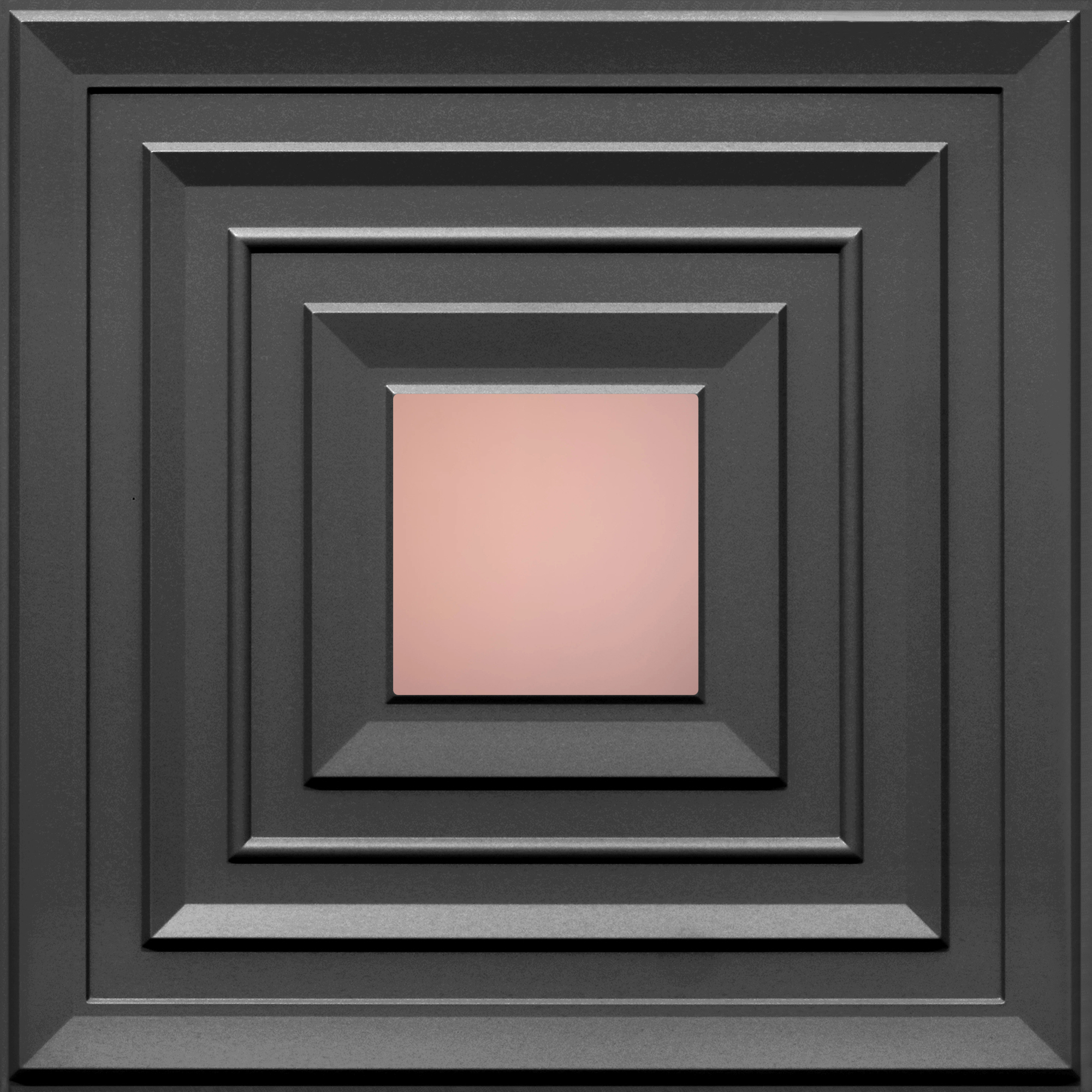 Peel and Stick Acrylic Mirror Color Rose Gold – For Design No – 2004 Royal Frame