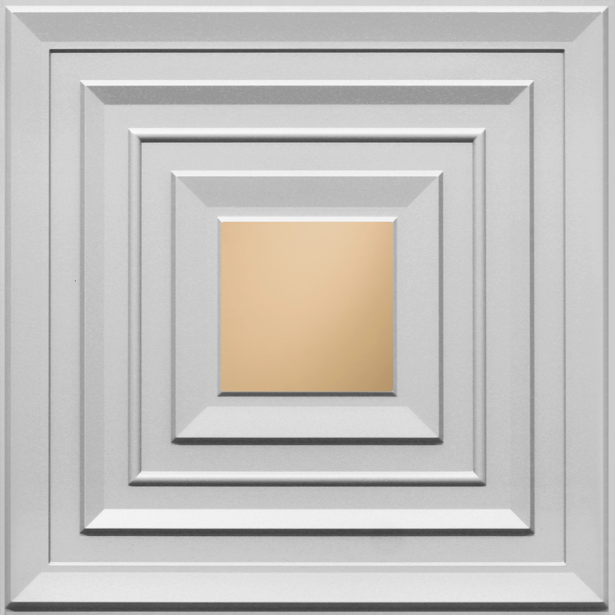 Peel and Stick Acrylic Mirror Color Copper – For Design No – 2004 Royal Frame