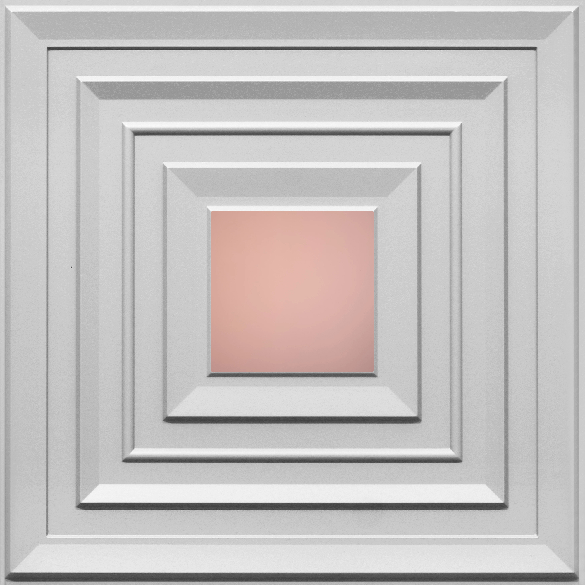 Peel and Stick Acrylic Mirror Color Rose Gold – For Design No – 2004 Royal Frame