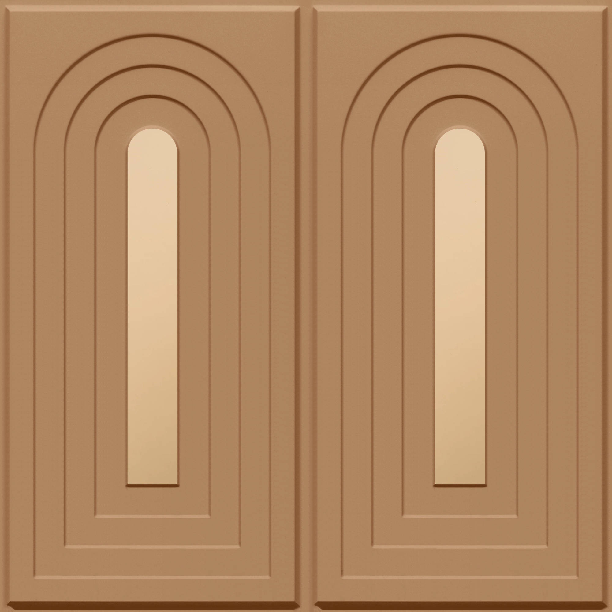 Peel and Stick Acrylic Mirror Color Copper – For Design No – 2005 Arch Harmony