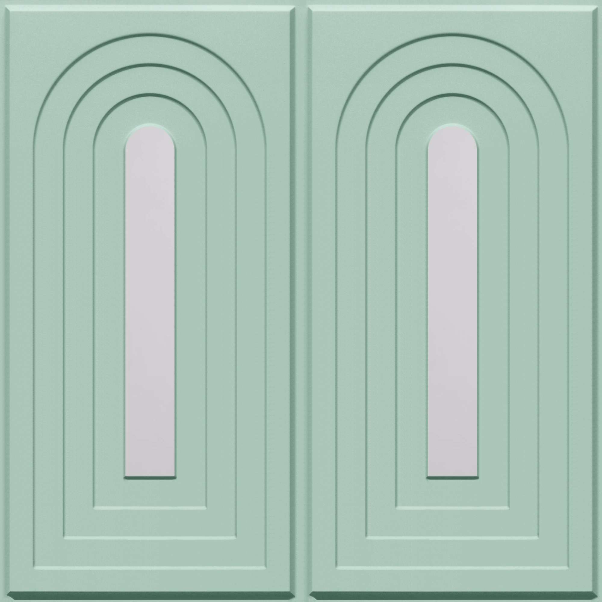 Peel and Stick Acrylic Mirror Color Silver – For Design No – 2005 Arch Harmony