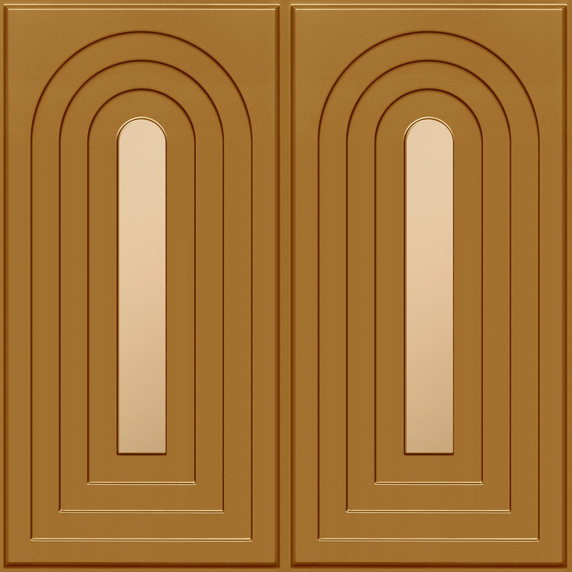Peel and Stick Acrylic Mirror Color Copper – For Design No – 2005 Arch Harmony