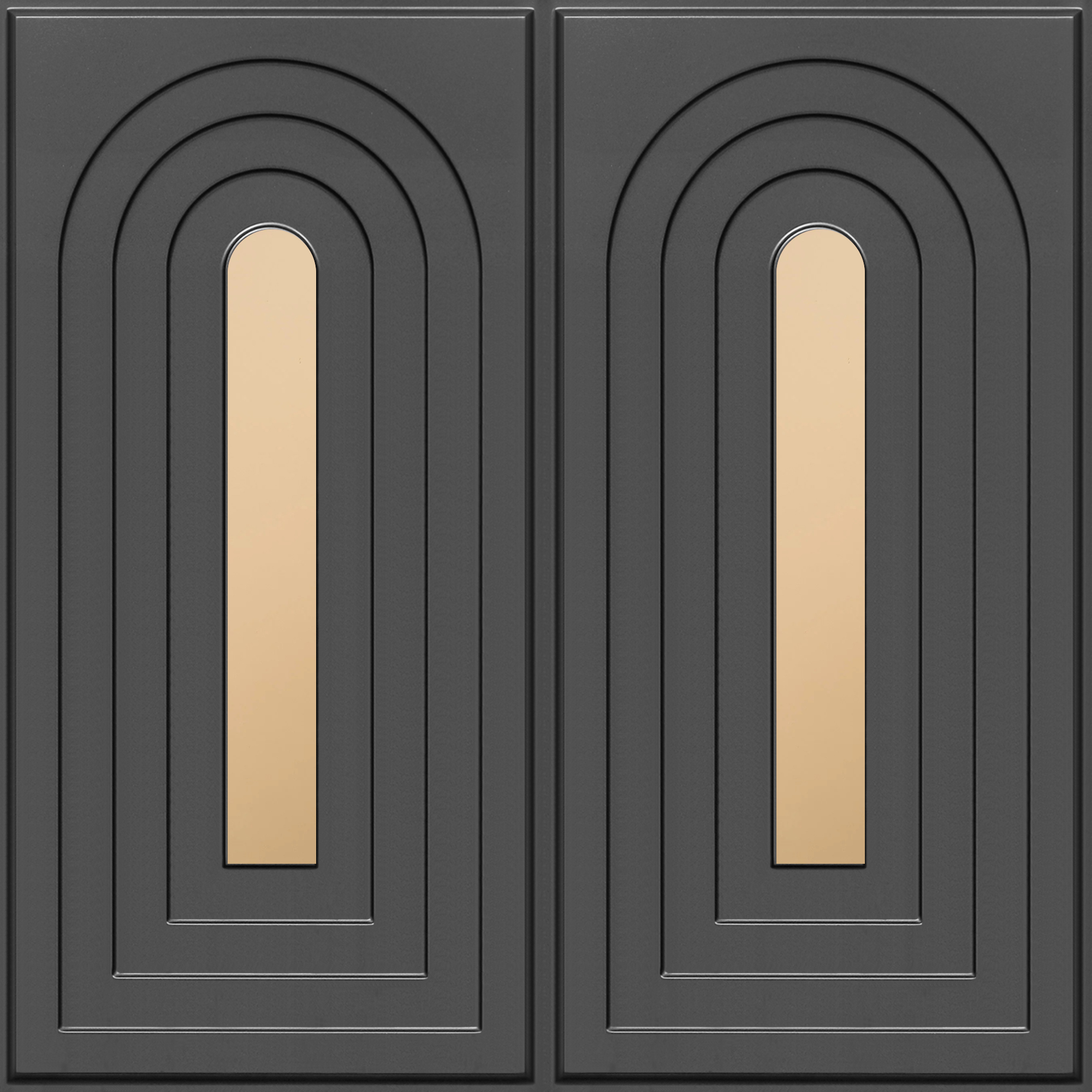 Peel and Stick Acrylic Mirror Color Copper – For Design No – 2005 Arch Harmony