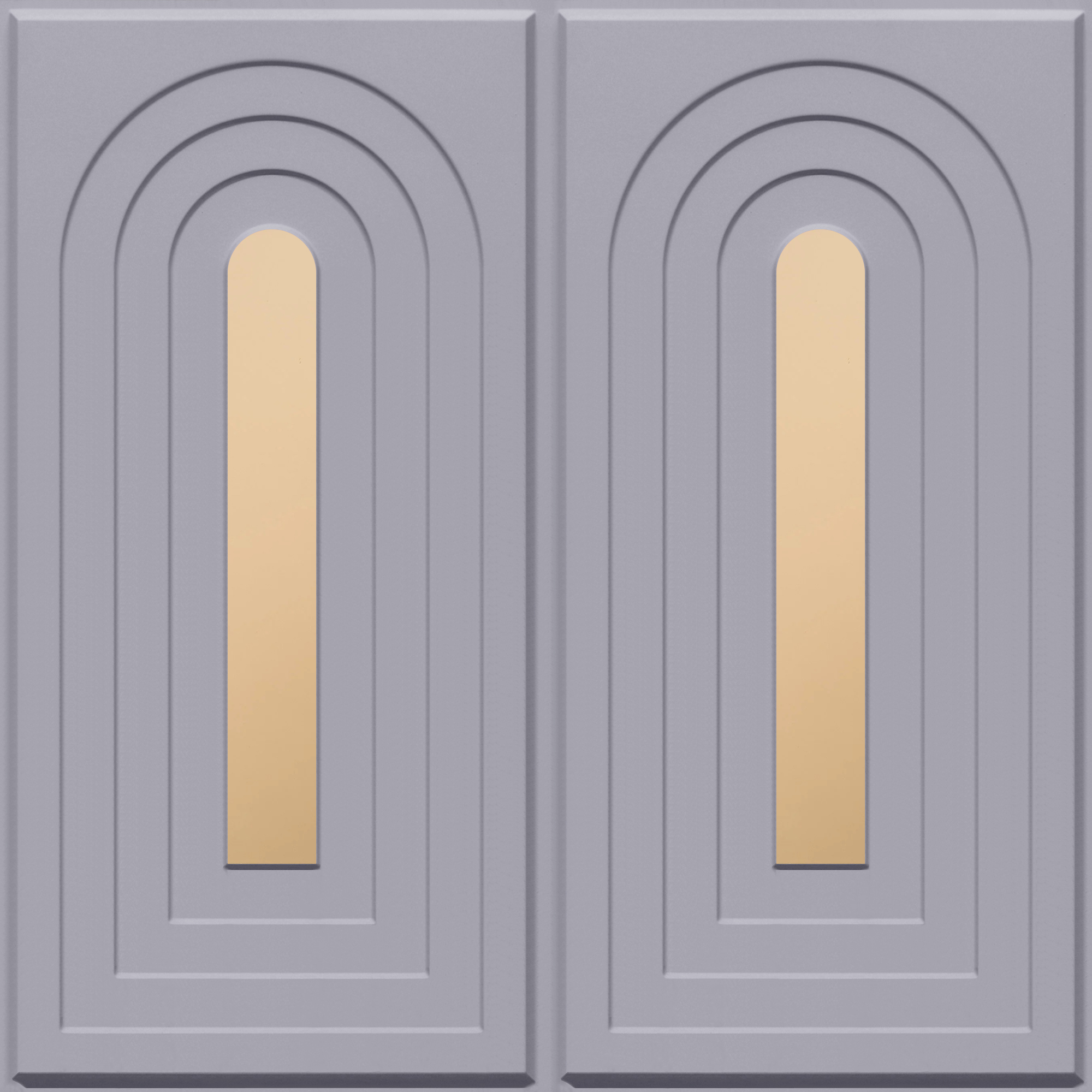 Peel and Stick Acrylic Mirror Color Copper – For Design No – 2005 Arch Harmony