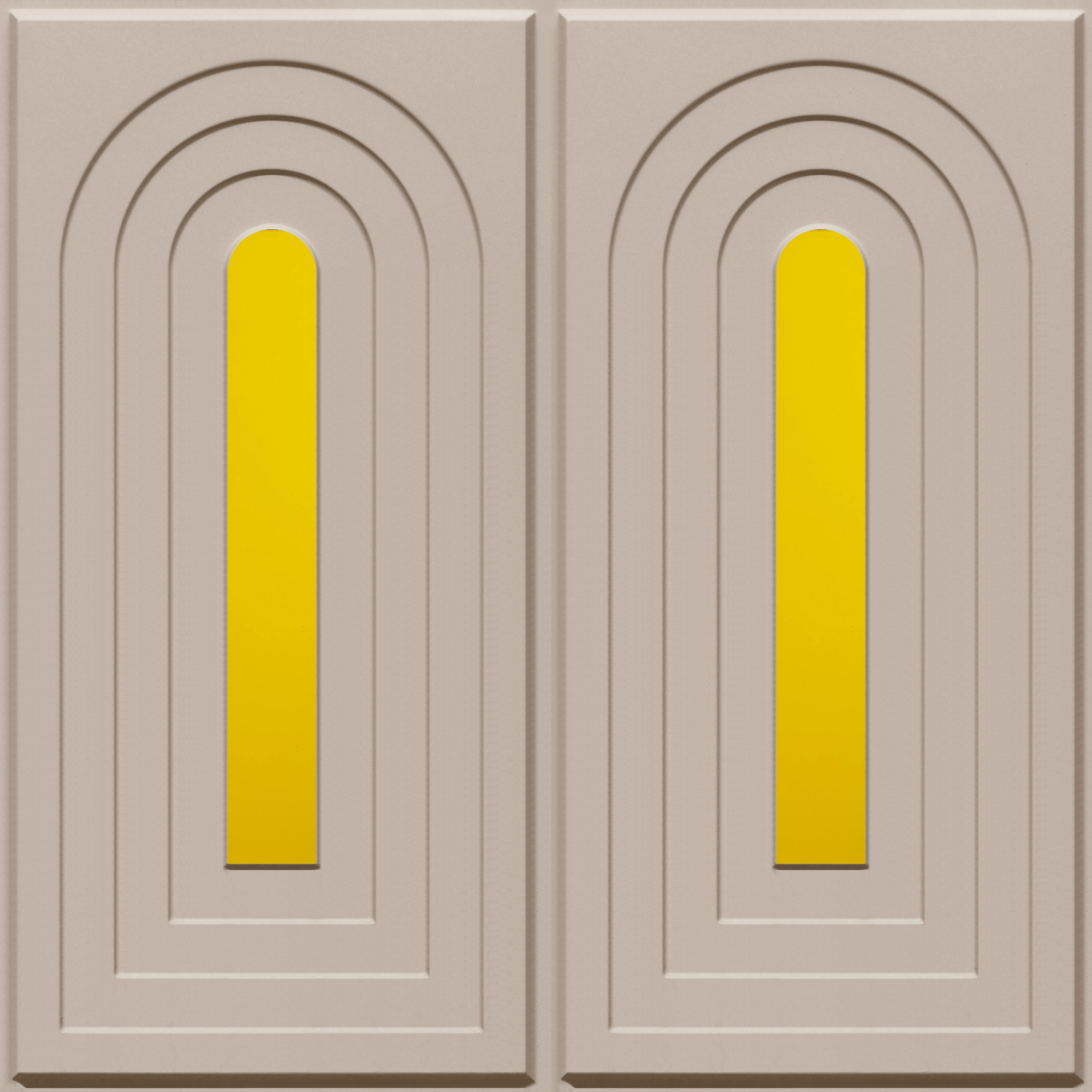 Peel and Stick Acrylic Mirror Color Gold – For Design No – 2005 Arch Harmony