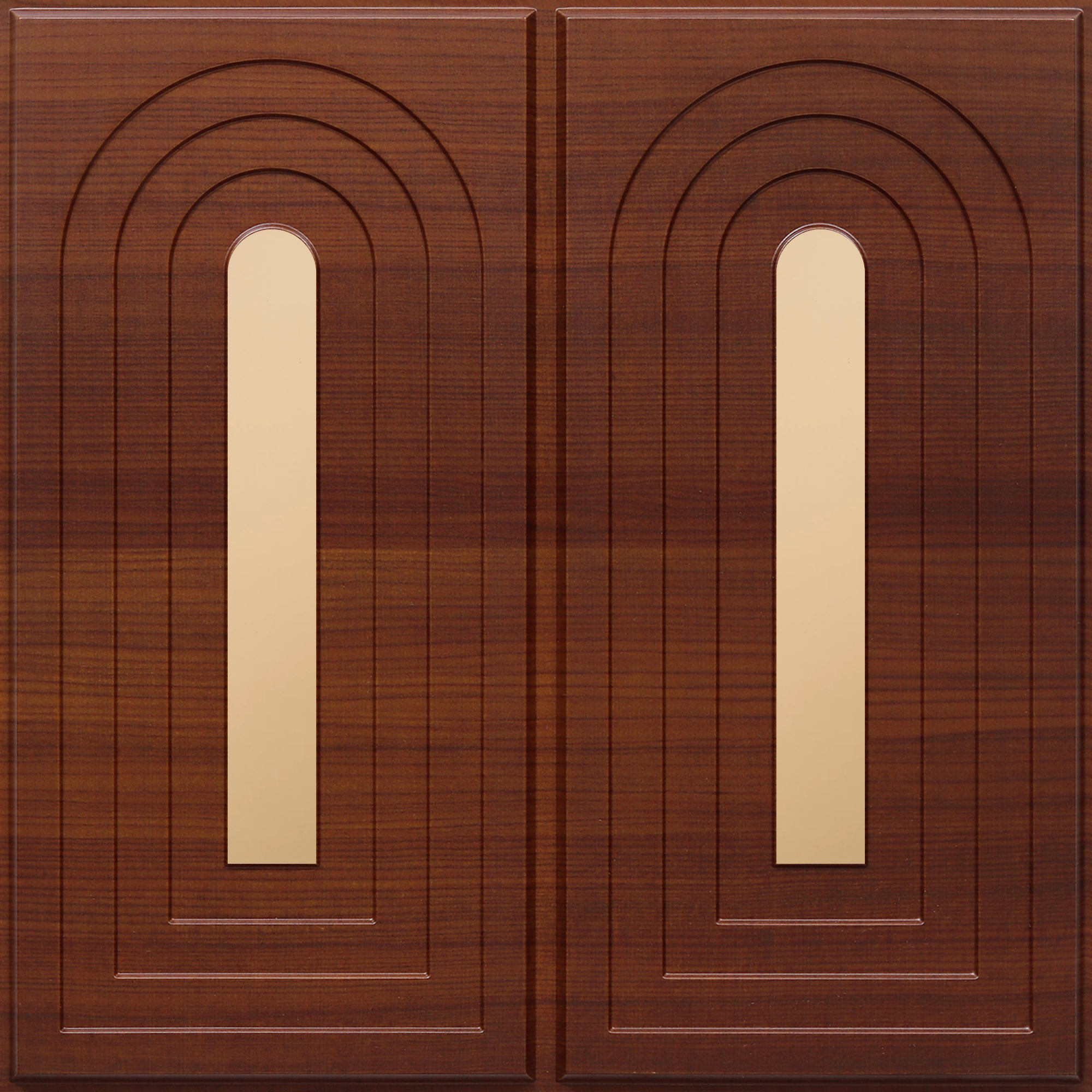 Peel and Stick Acrylic Mirror Color Copper – For Design No – 2005 Arch Harmony