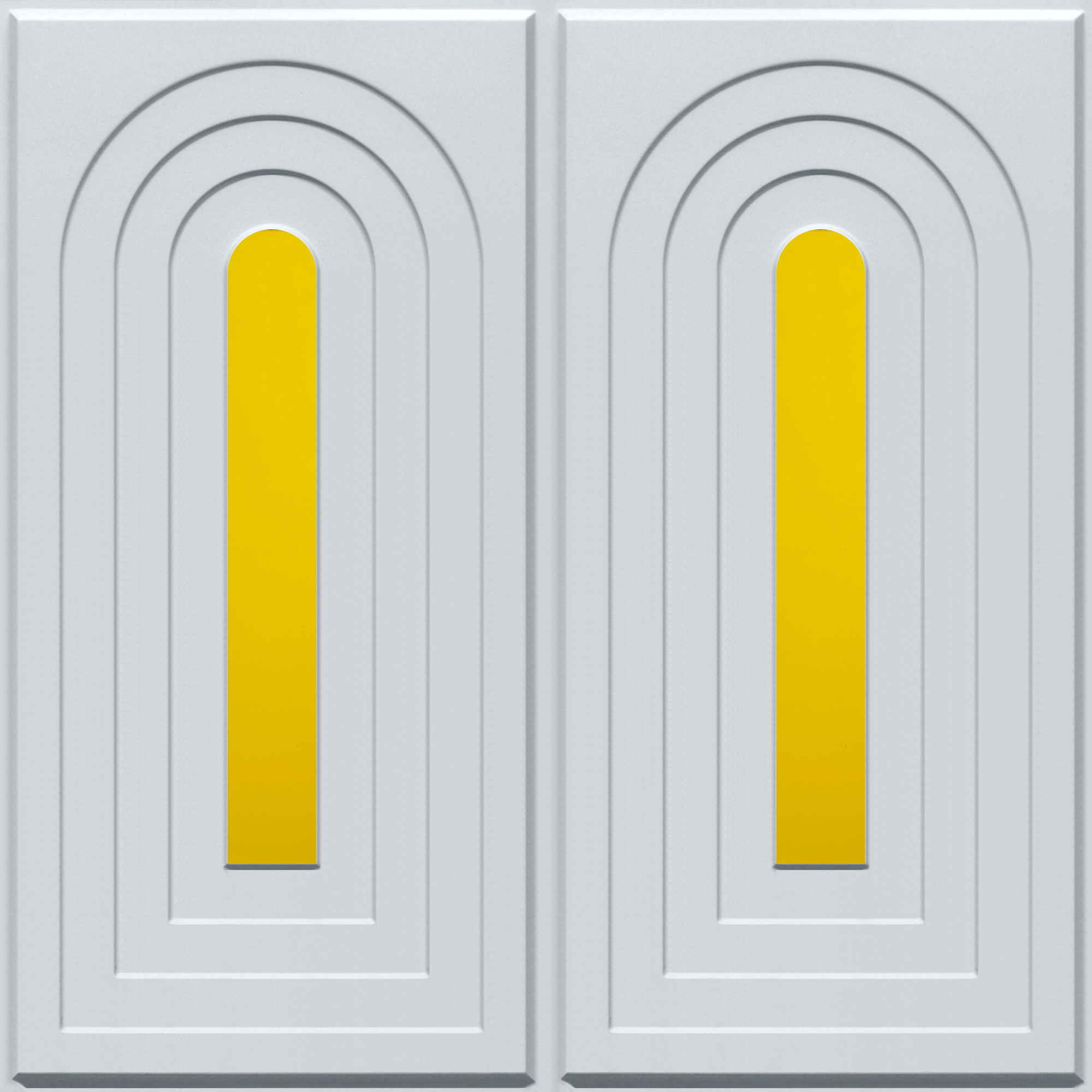 Peel and Stick Acrylic Mirror Color Gold – For Design No – 2005 Arch Harmony