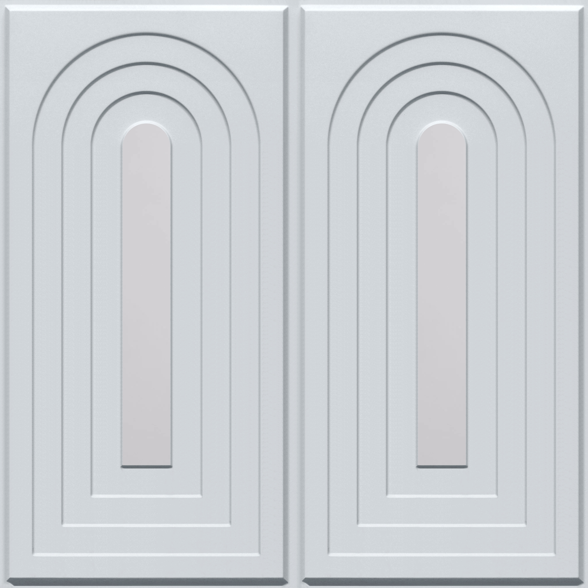 Peel and Stick Acrylic Mirror Color Silver – For Design No – 2005 Arch Harmony