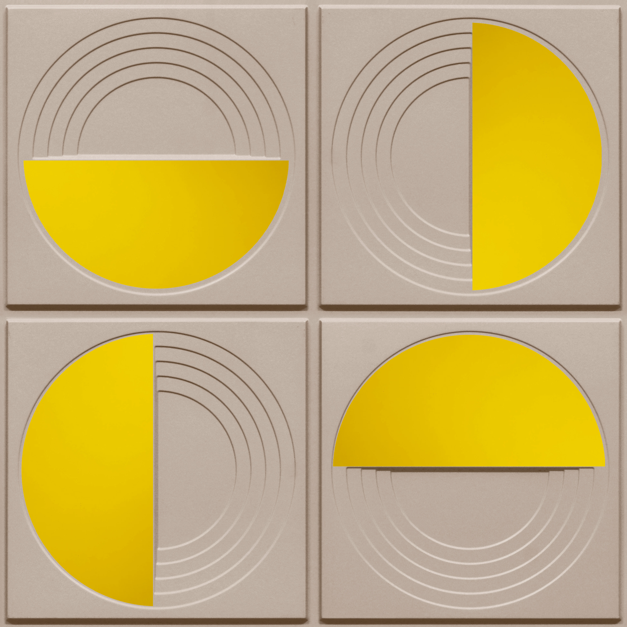 Peel and Stick Acrylic Mirror Color Gold – For Design No – 2006 Orbit Layers
