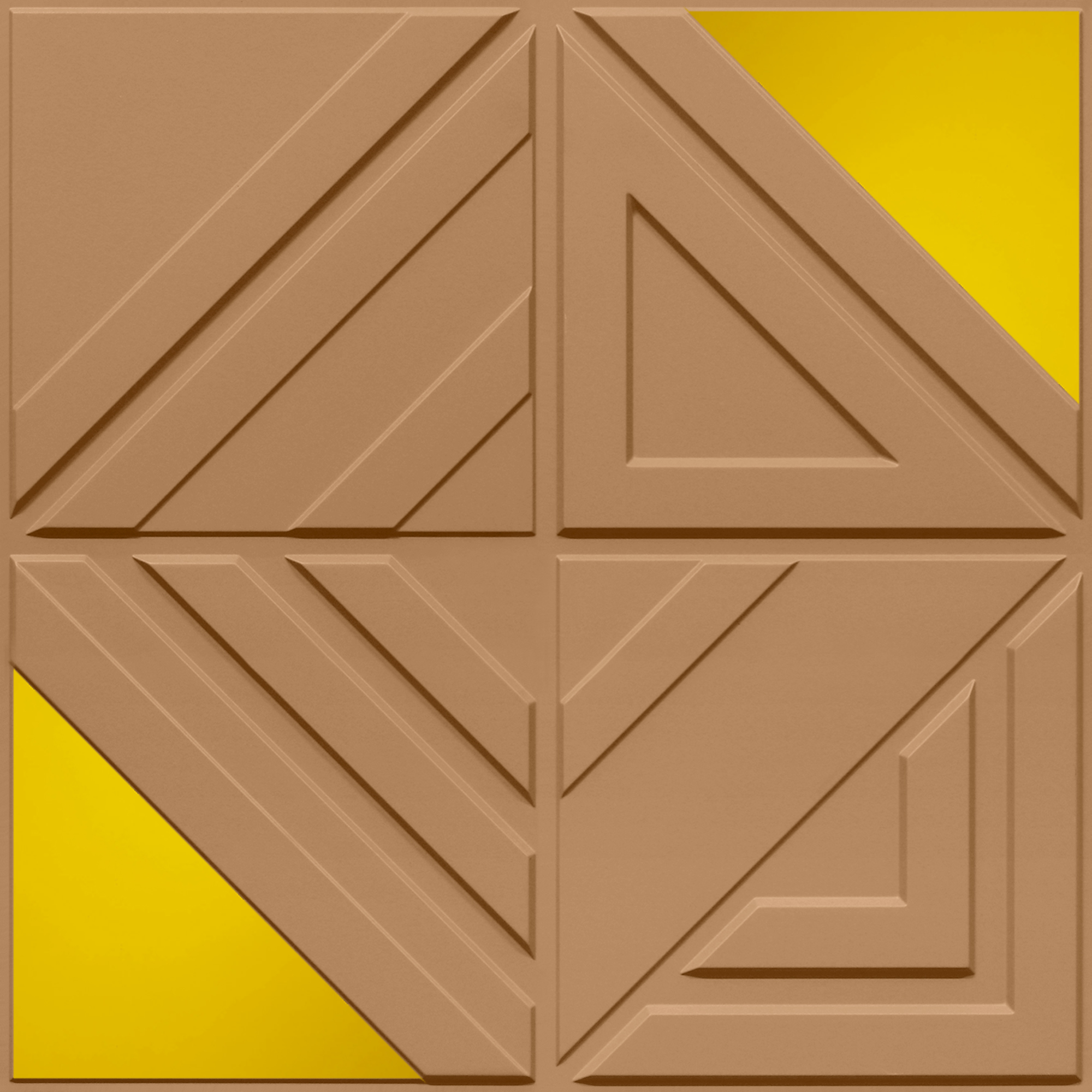 Peel and Stick Acrylic Mirror Color Gold – For Design No – 2007 Geo Fusion