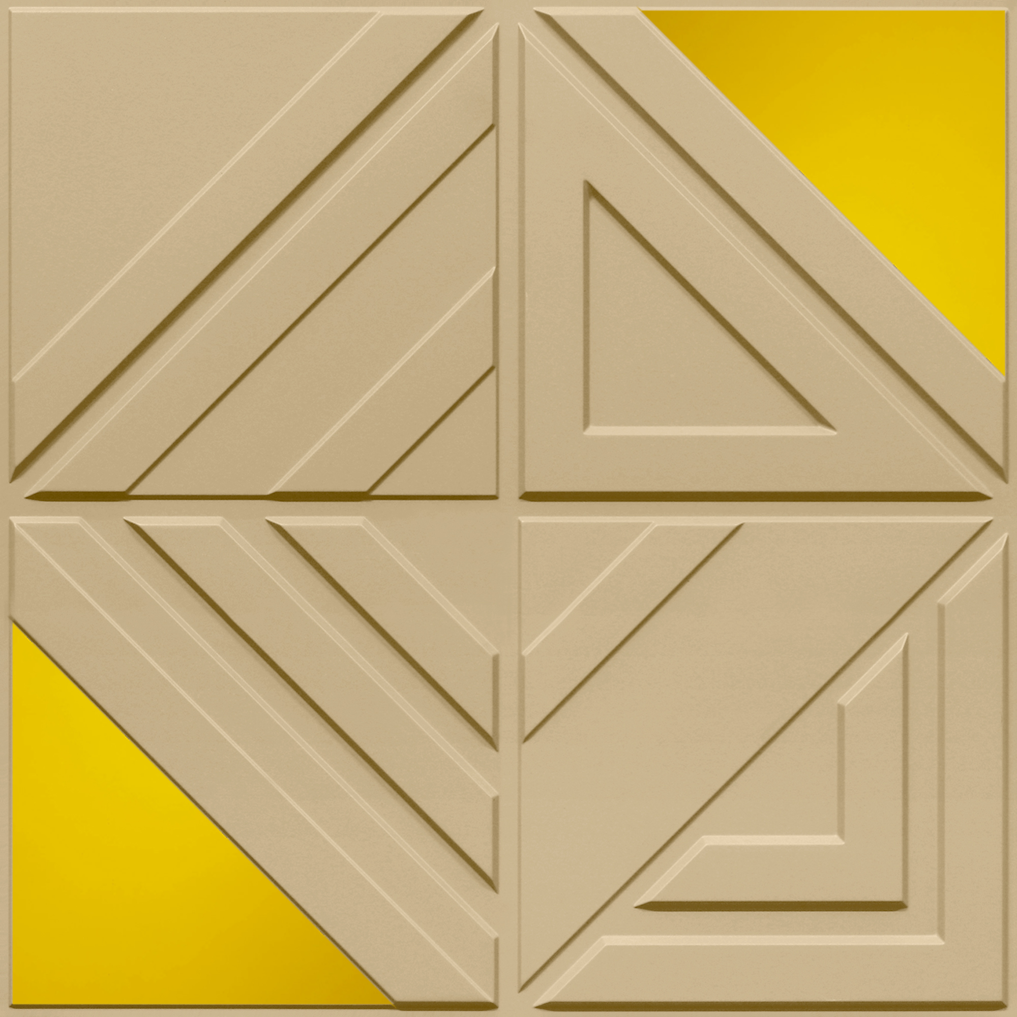 Peel and Stick Acrylic Mirror Color Gold – For Design No – 2007 Geo Fusion