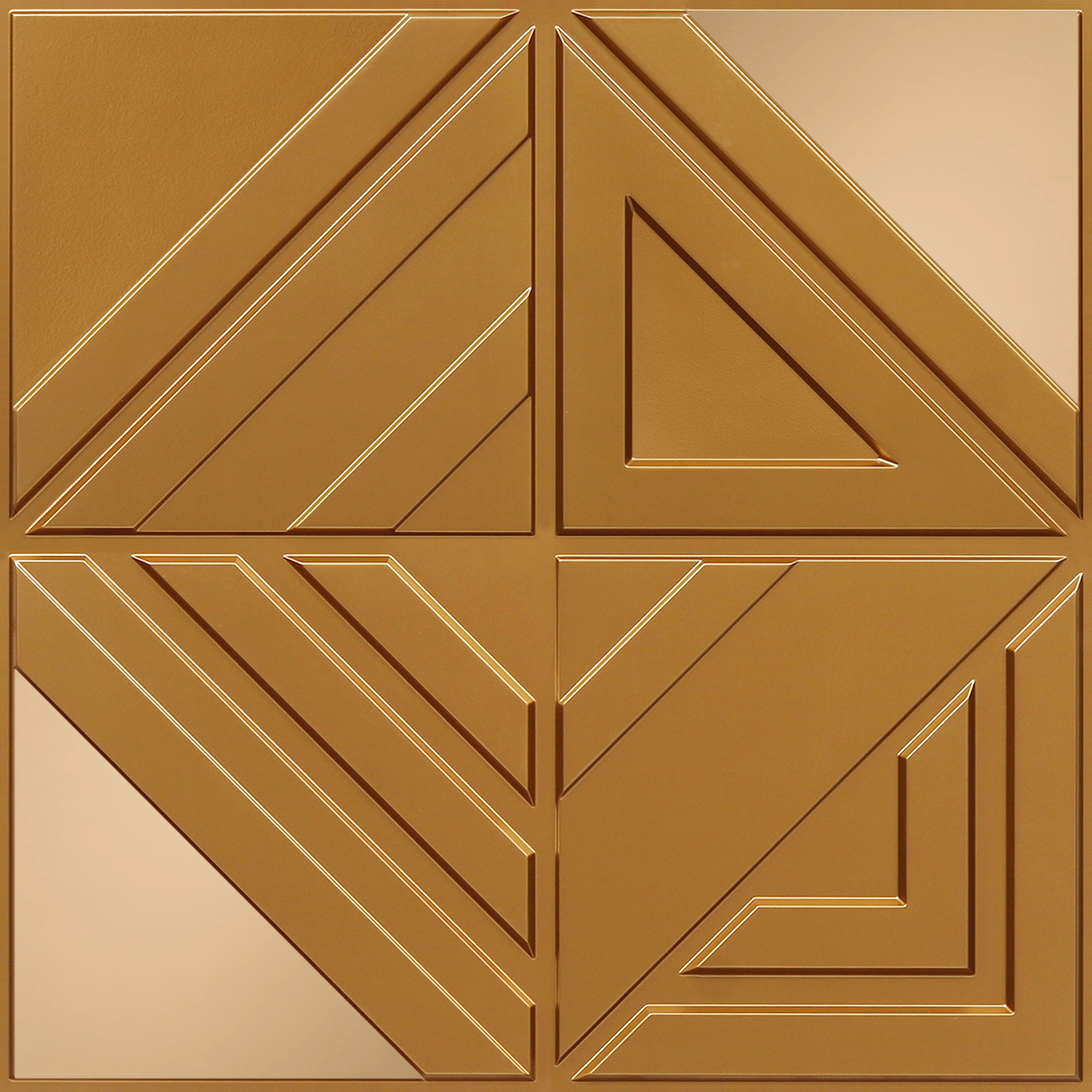 Peel and Stick Acrylic Mirror Color Copper – For Design No – 2007 Geo Fusion
