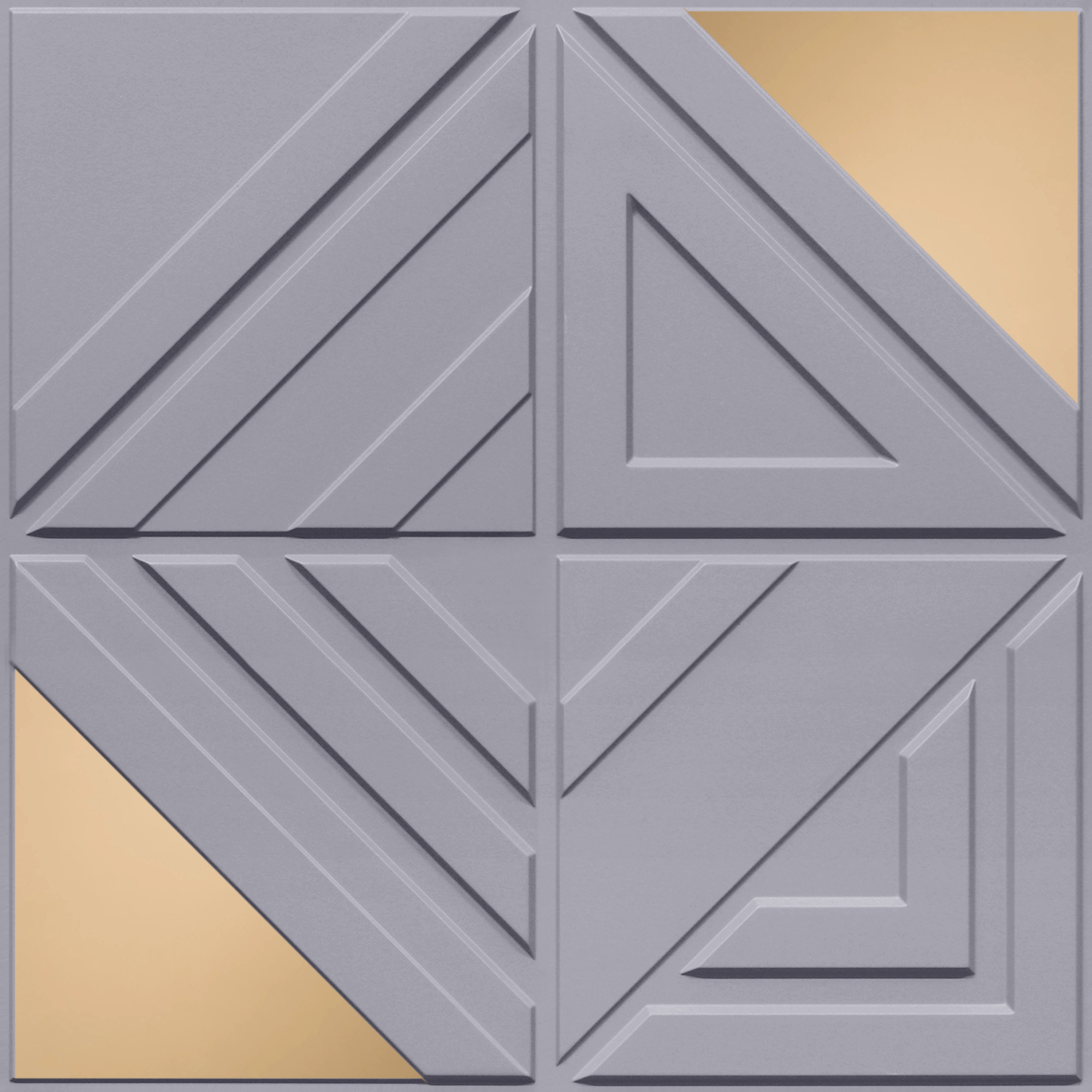 Peel and Stick Acrylic Mirror Color Copper – For Design No – 2007 Geo Fusion